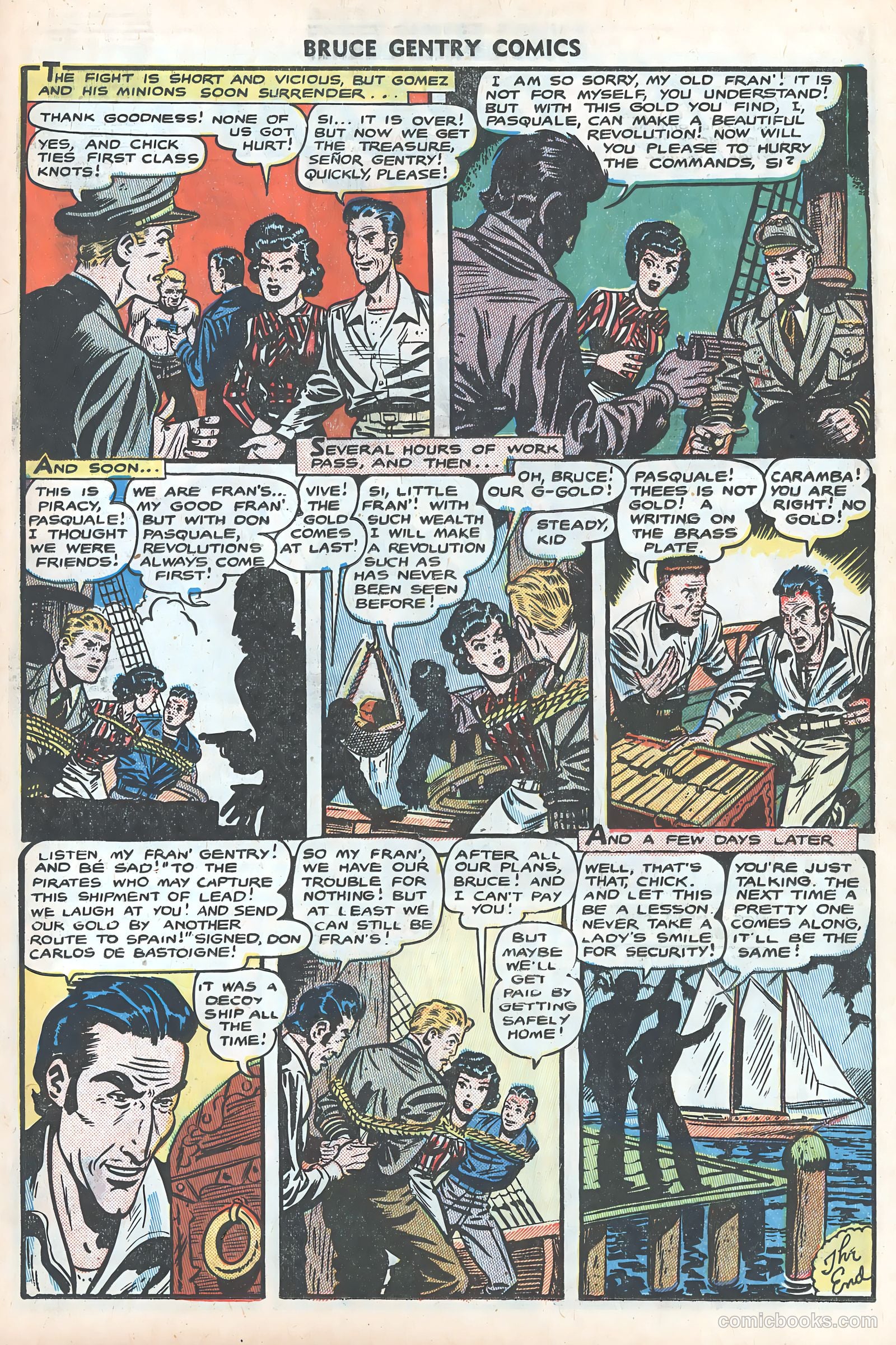 Bruce Gentry Comics #8 (1949) — page 11 of 36