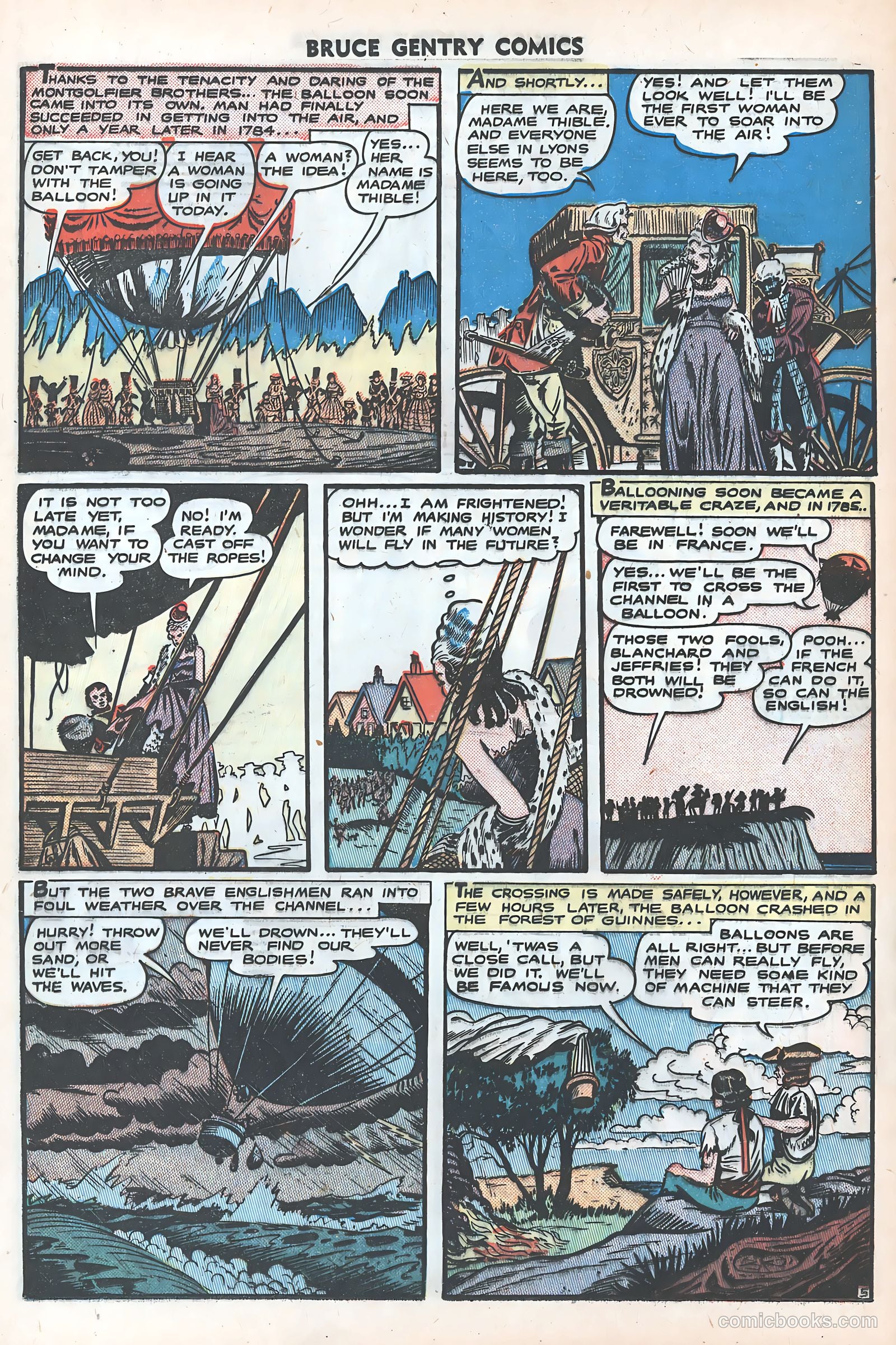 Bruce Gentry Comics #8 (1949) — page 16 of 36
