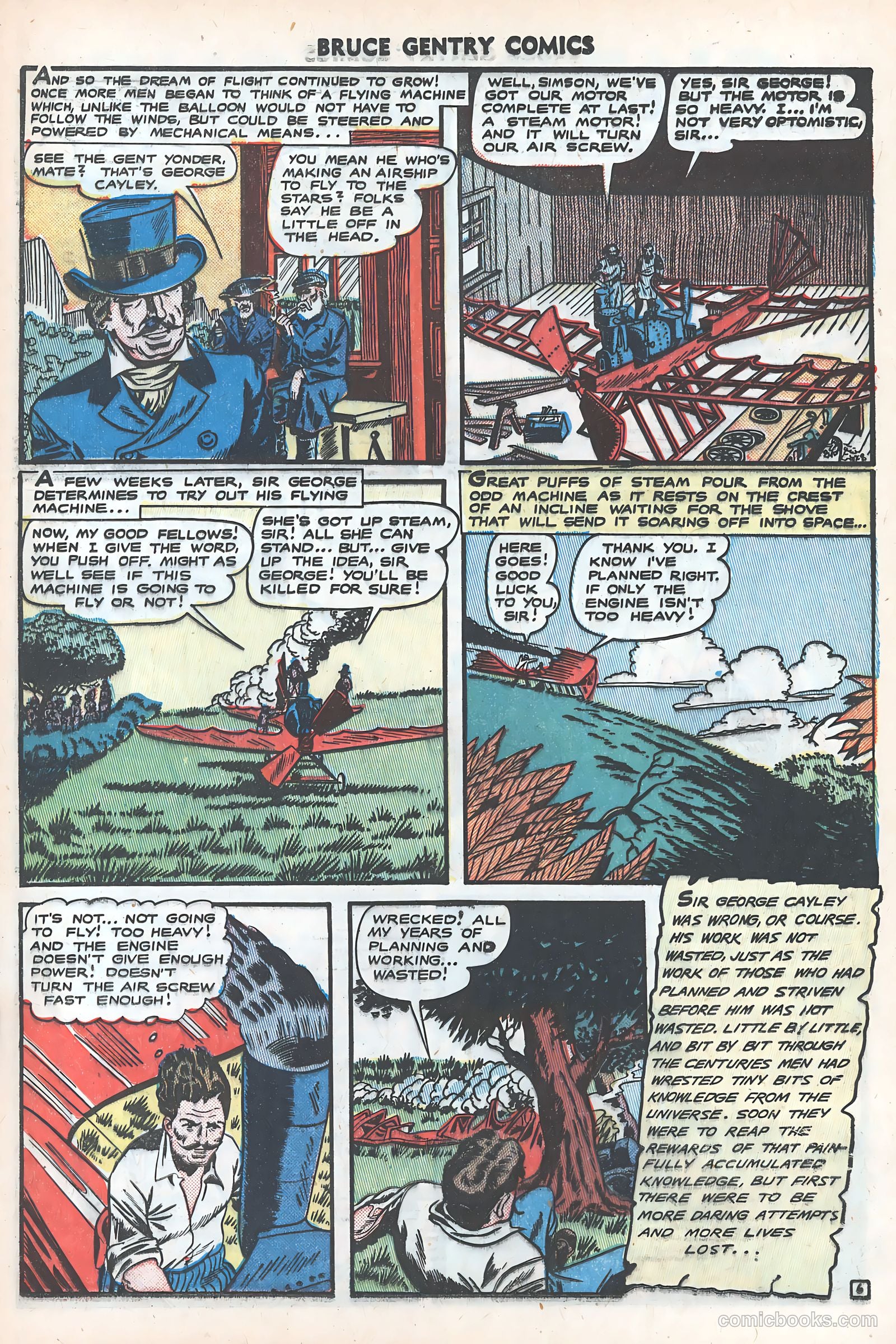 Bruce Gentry Comics #8 (1949) — page 17 of 36
