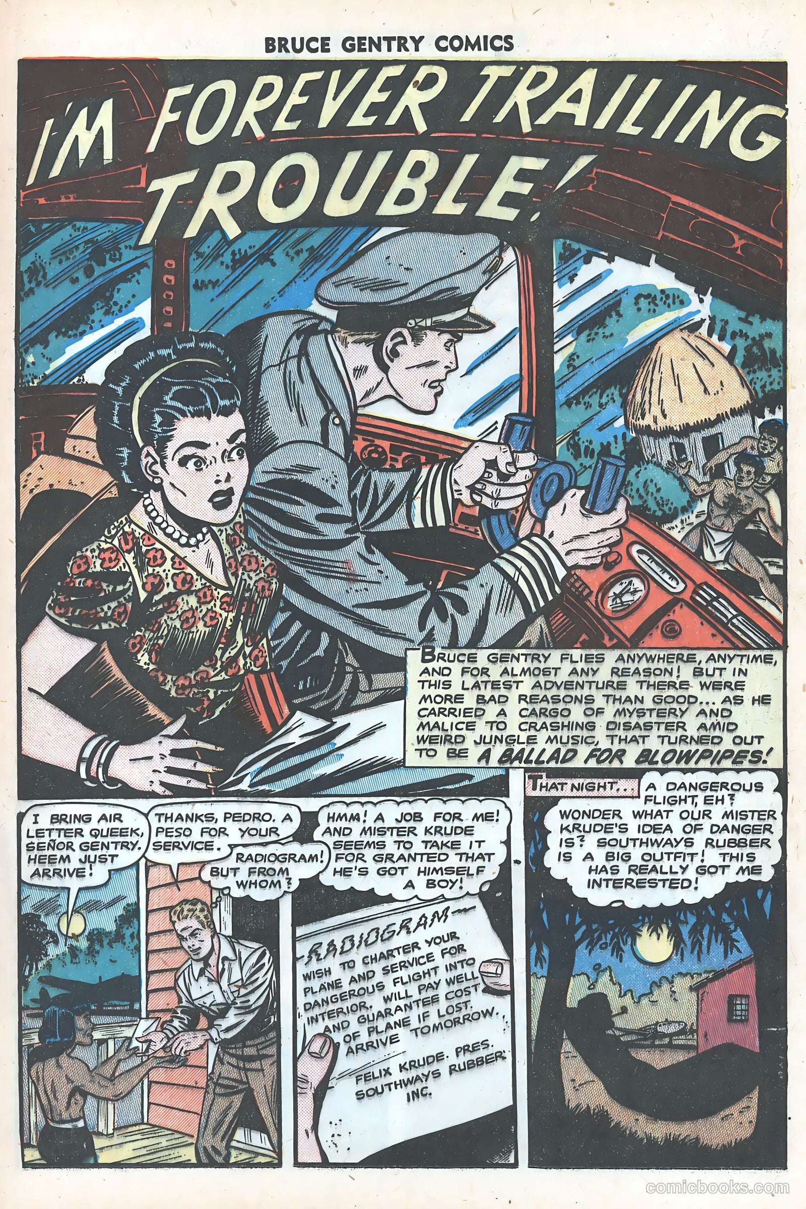 Bruce Gentry Comics #8 (1949) — page 21 of 36