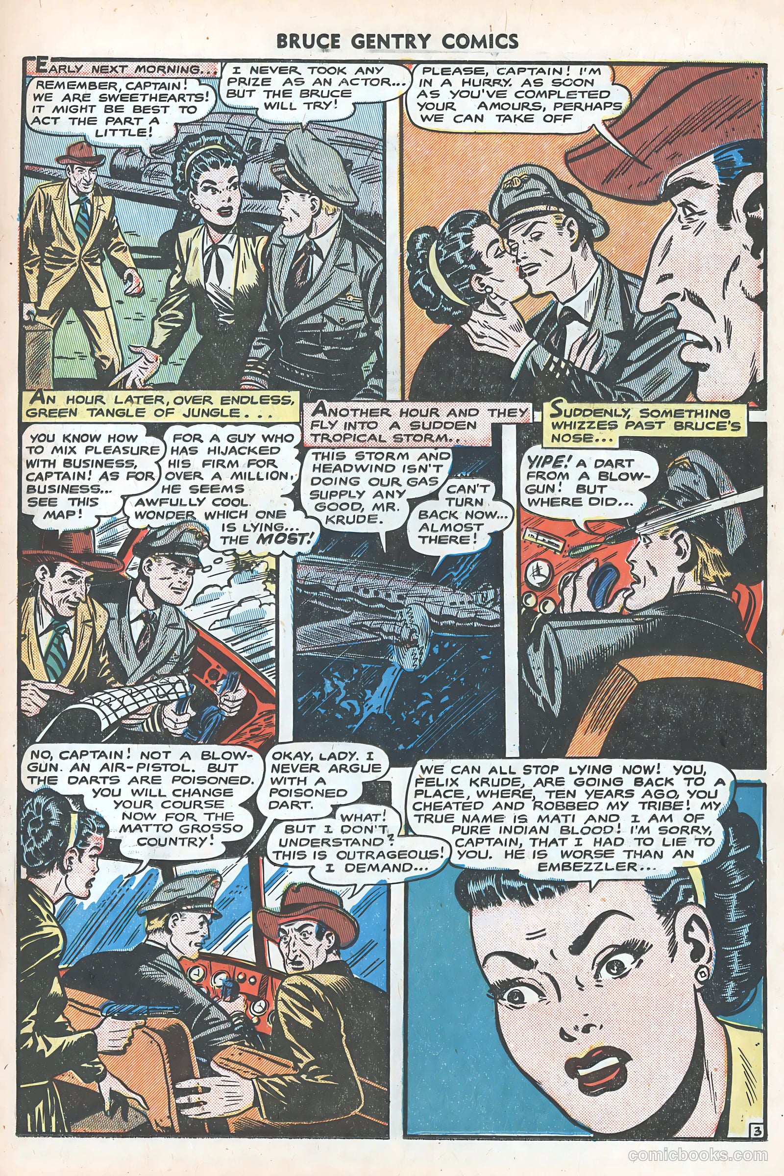 Bruce Gentry Comics #8 (1949) — page 23 of 36
