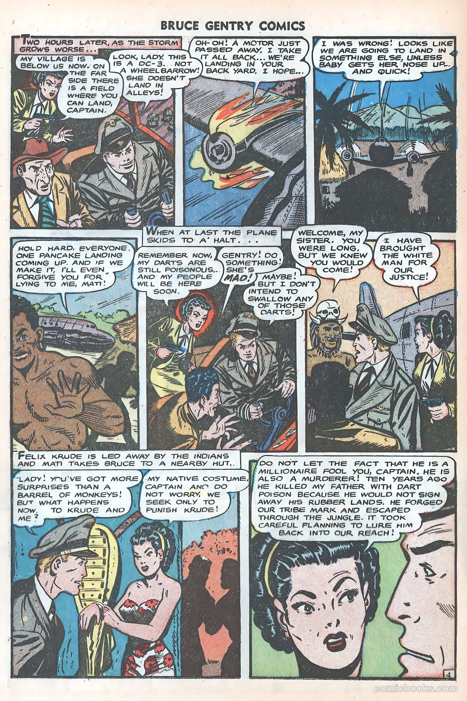 Bruce Gentry Comics #8 (1949) — page 24 of 36