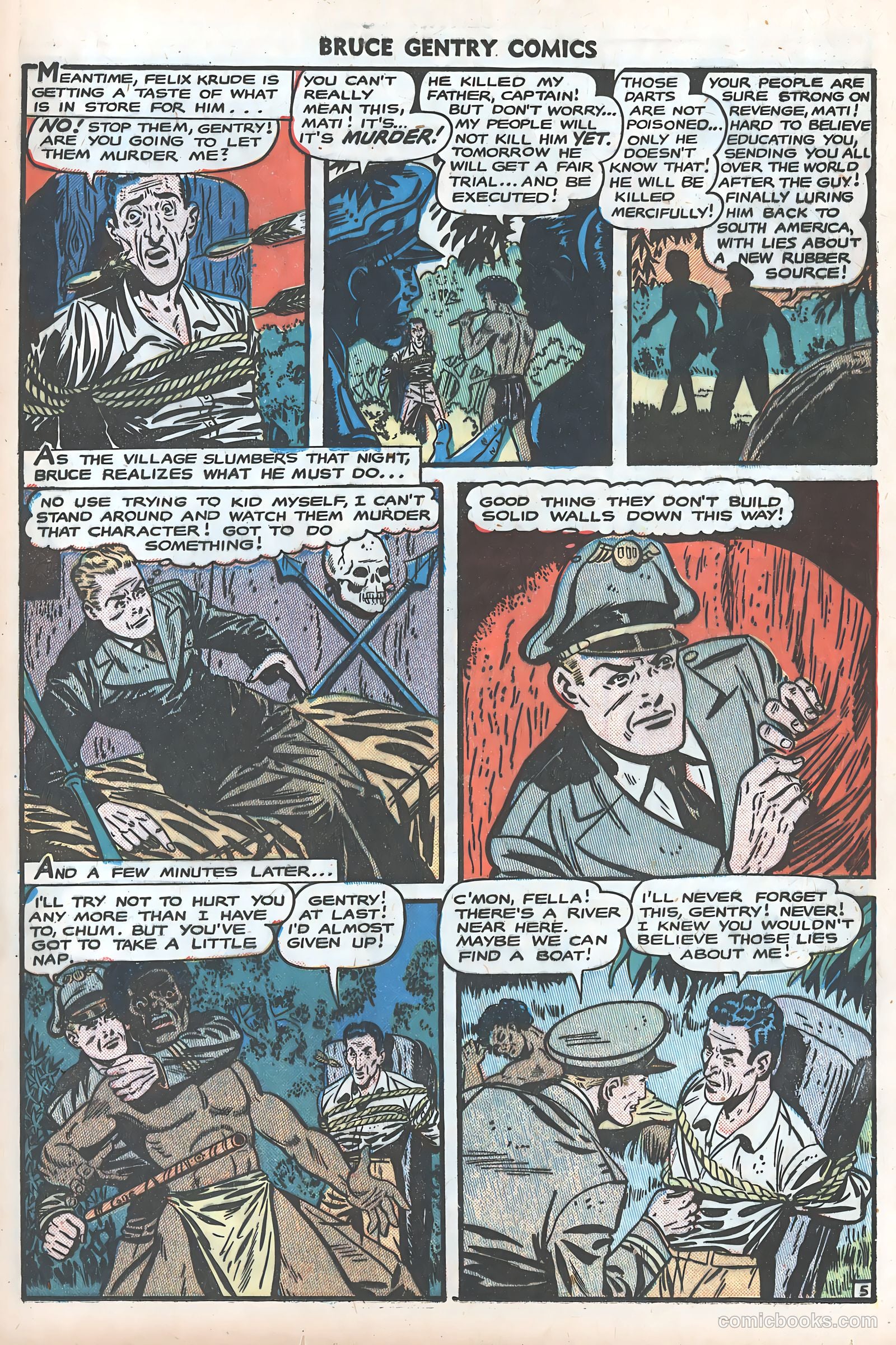 Bruce Gentry Comics #8 (1949) — page 25 of 36
