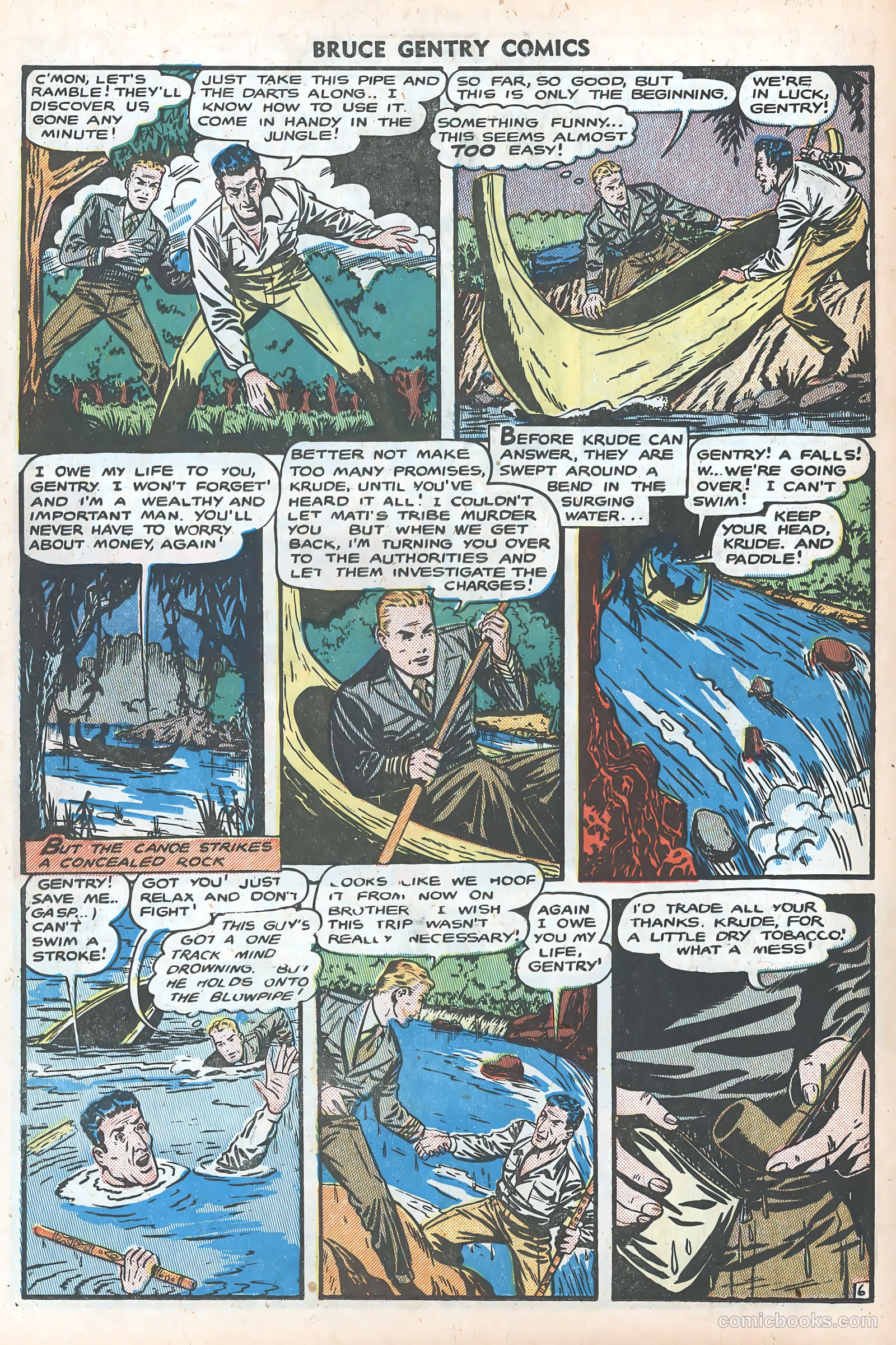 Bruce Gentry Comics #8 (1949) — page 26 of 36