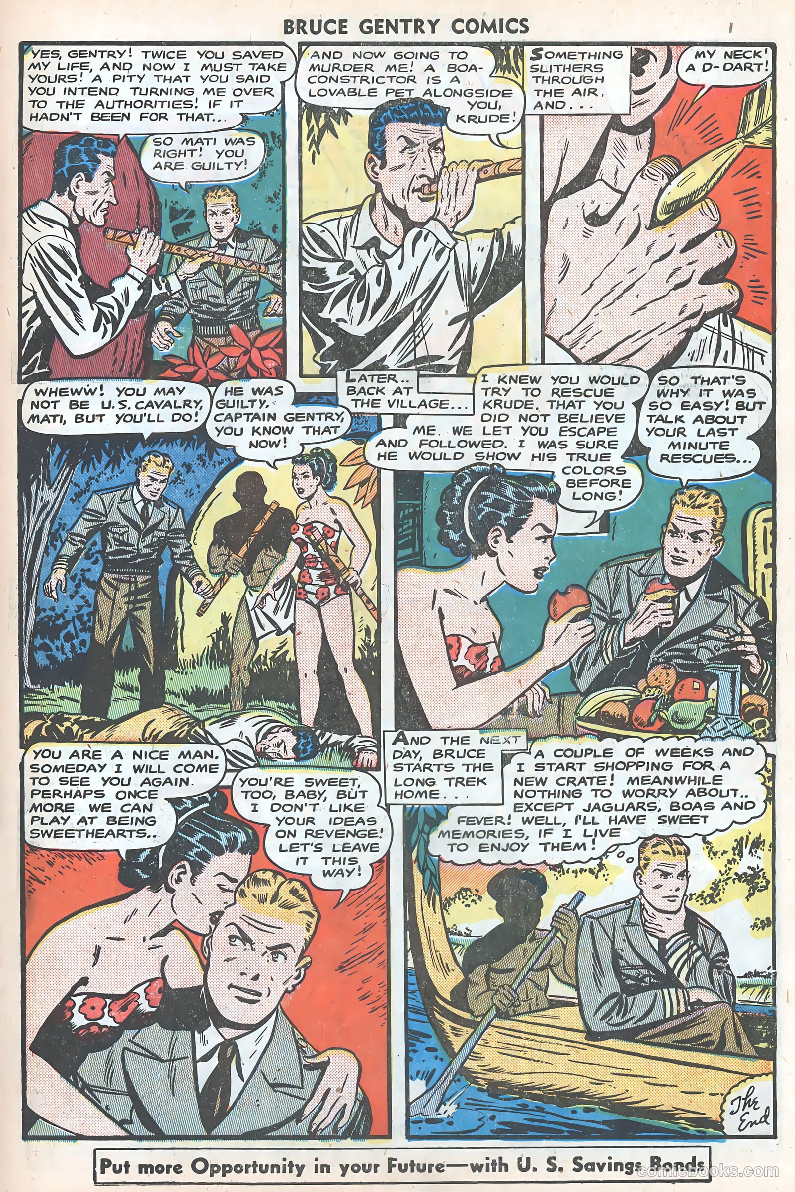 Bruce Gentry Comics #8 (1949) — page 27 of 36
