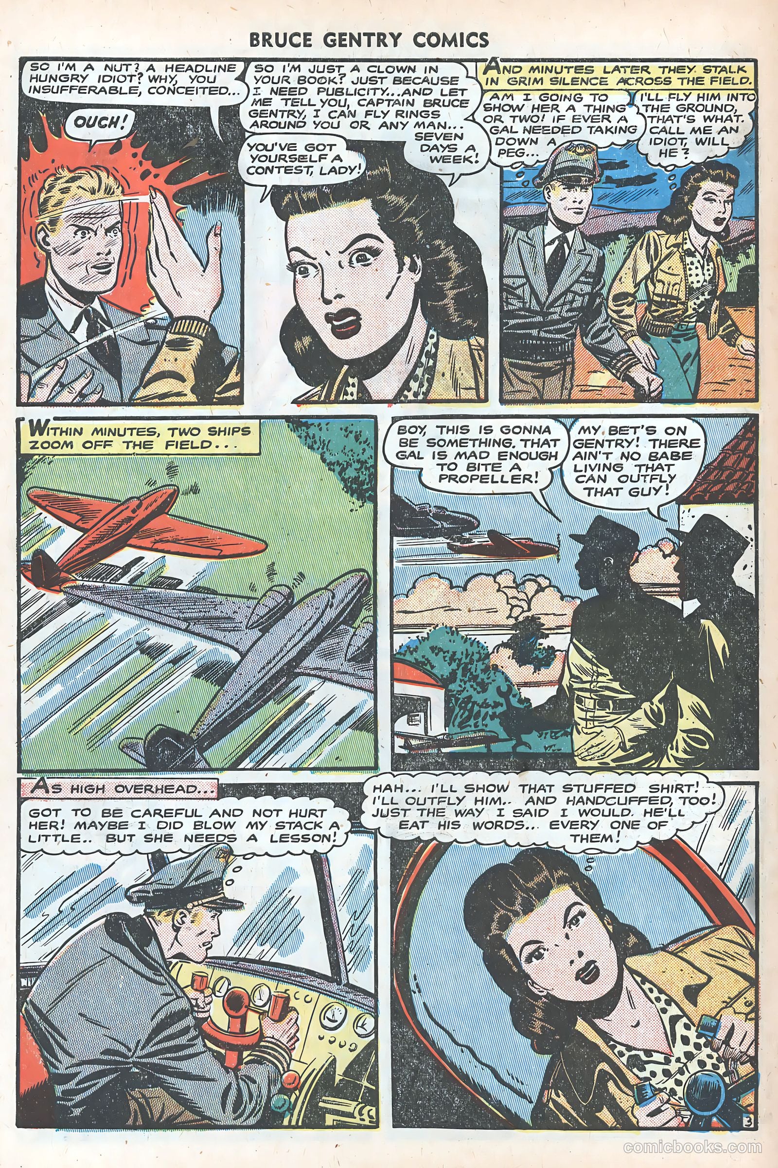 Bruce Gentry Comics #8 (1949) — page 30 of 36