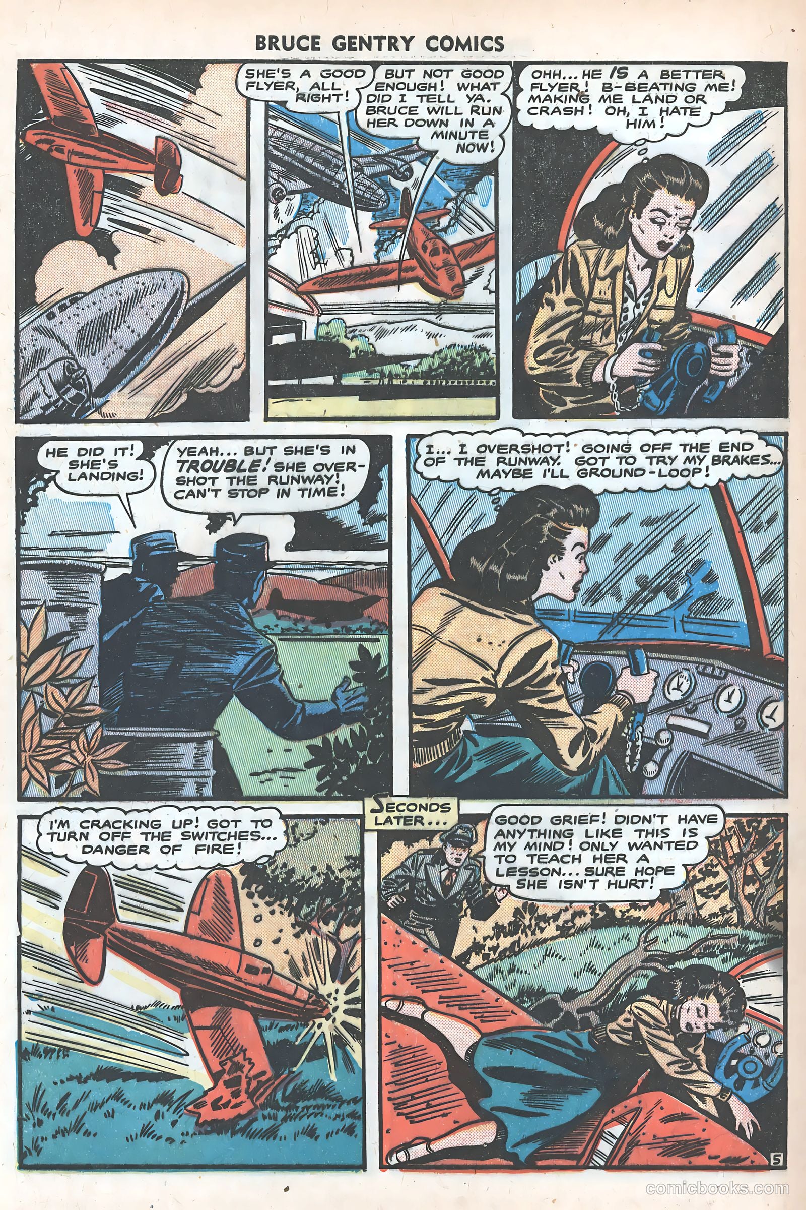Bruce Gentry Comics #8 (1949) — page 32 of 36