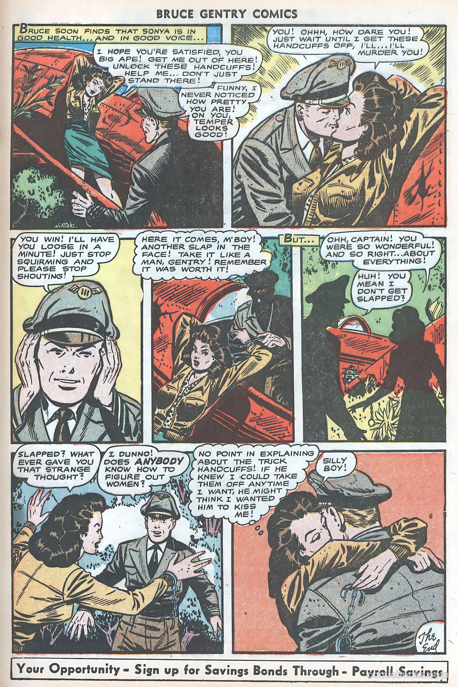 Bruce Gentry Comics #8 (1949) — page 33 of 36