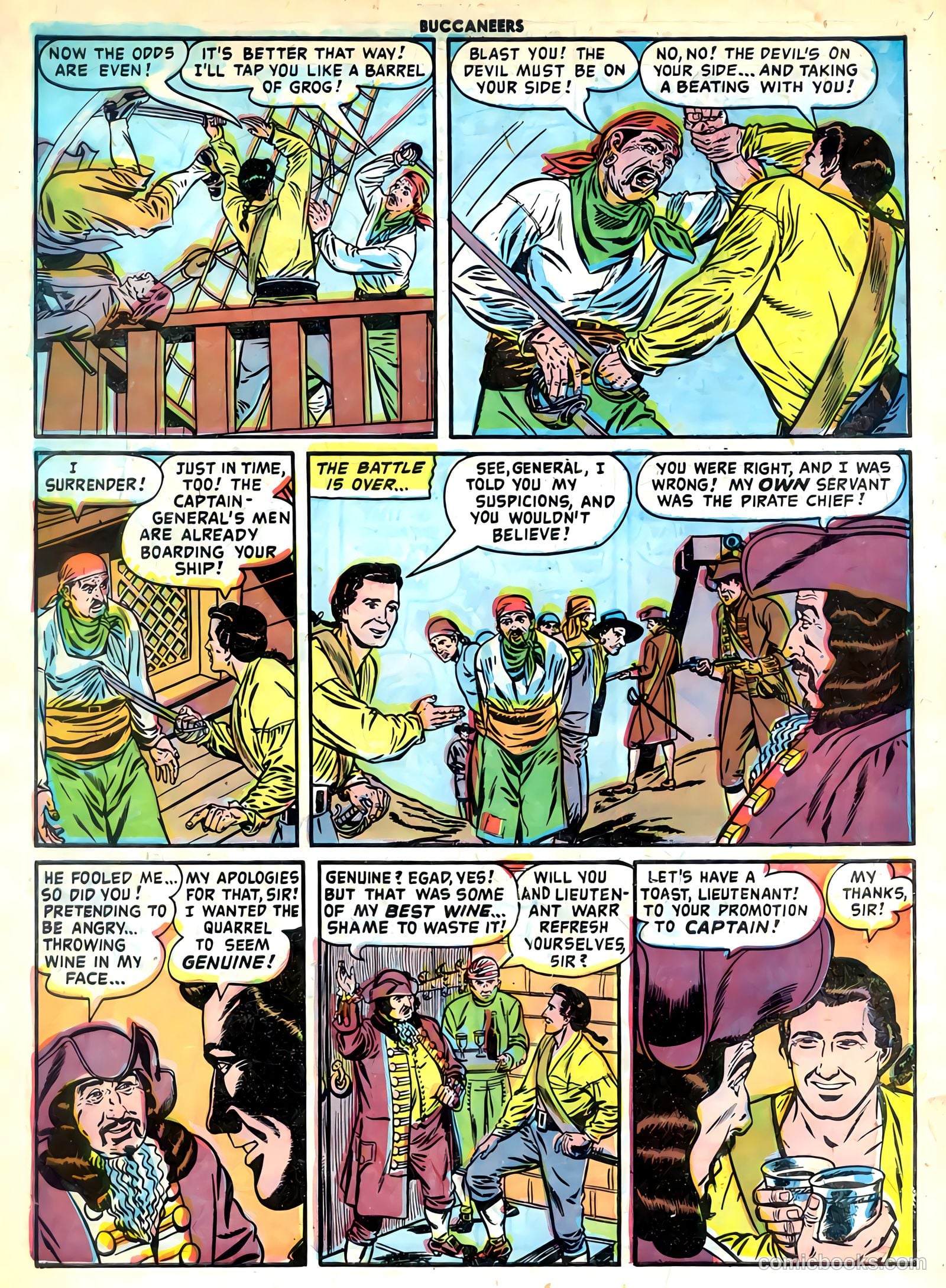 Buccaneers #19 (1950) — page 18 of 40