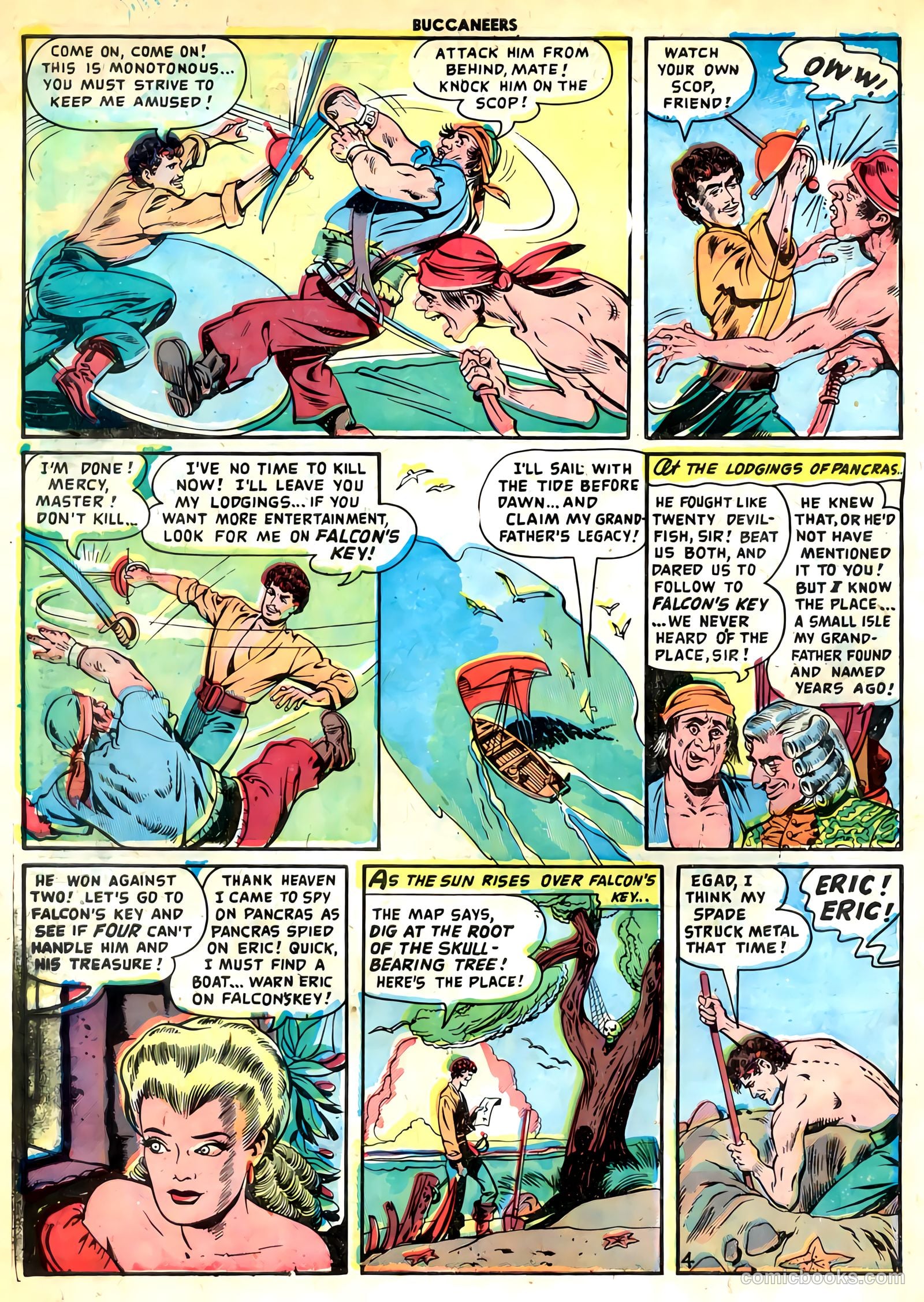 Buccaneers #19 (1950) — page 22 of 40