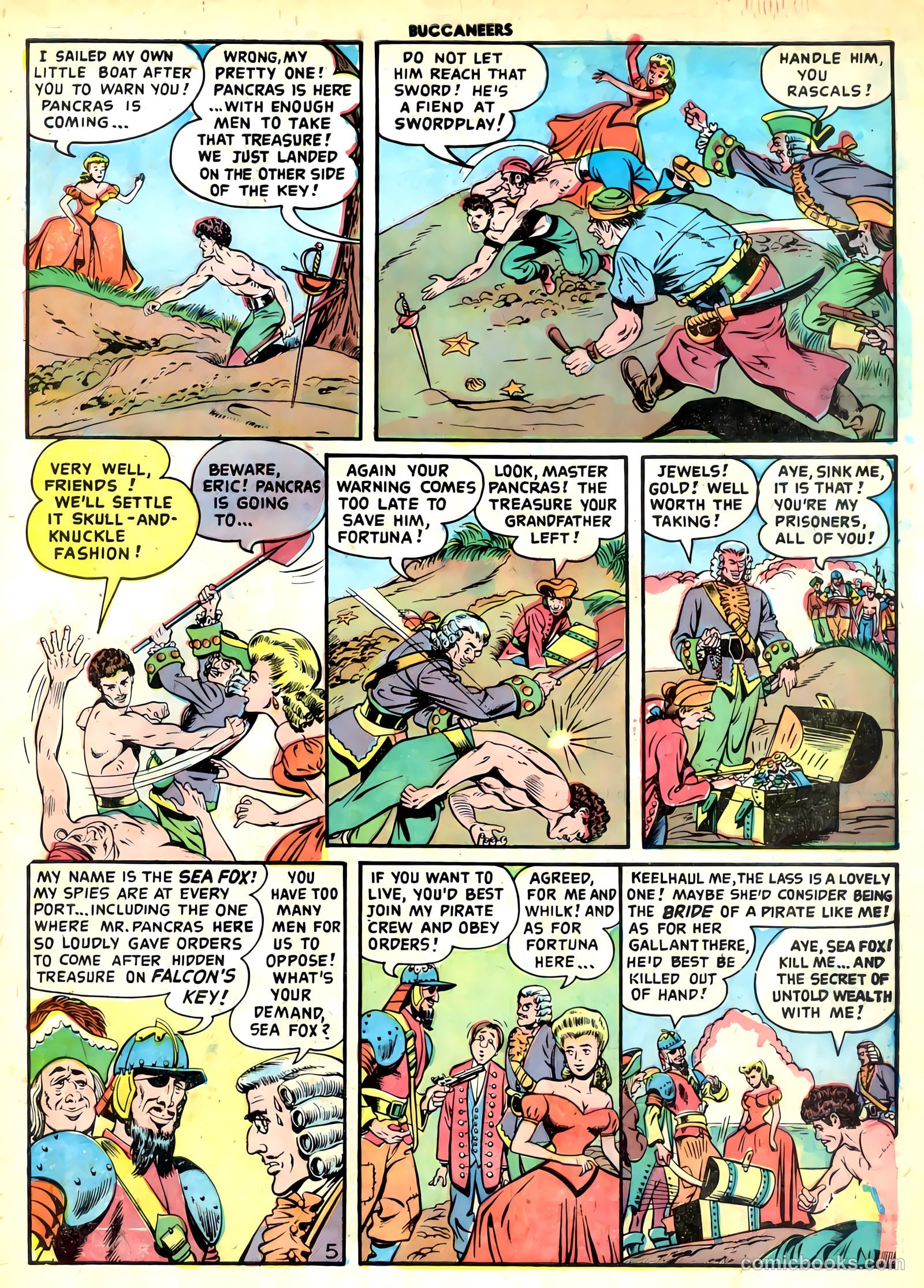 Buccaneers #19 (1950) — page 23 of 40