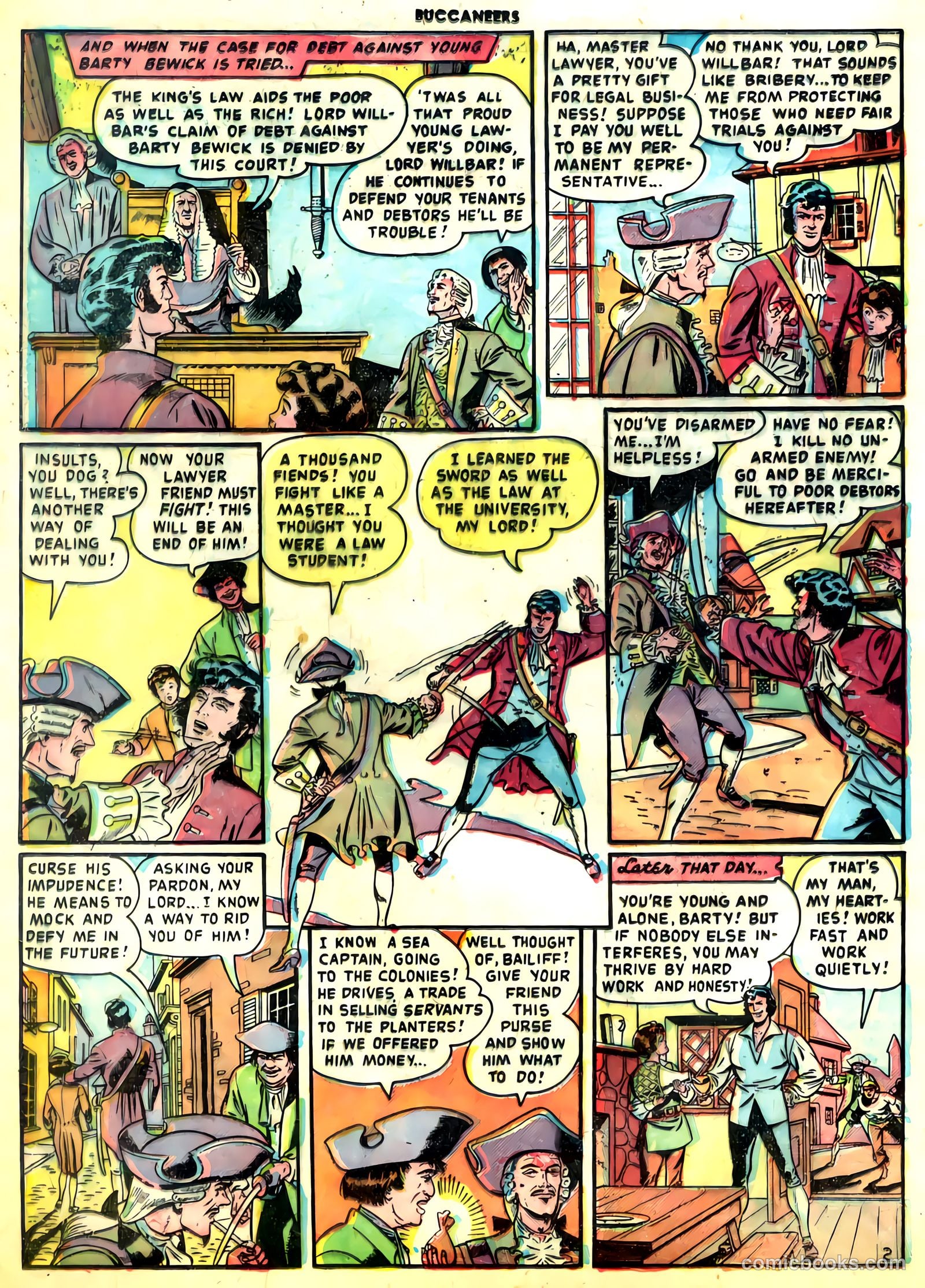 Buccaneers #19 (1950) — page 28 of 40