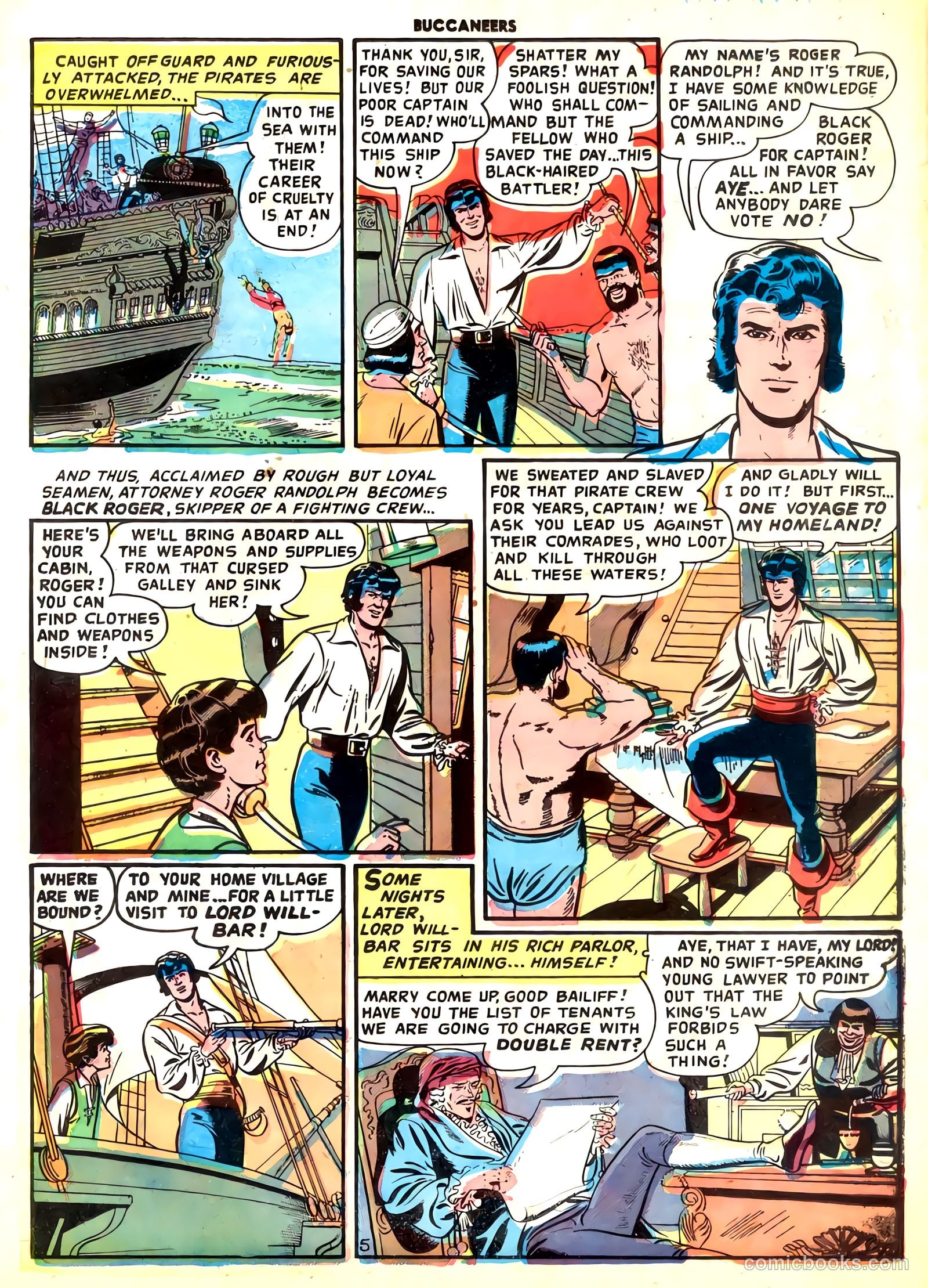 Buccaneers #19 (1950) — page 31 of 40