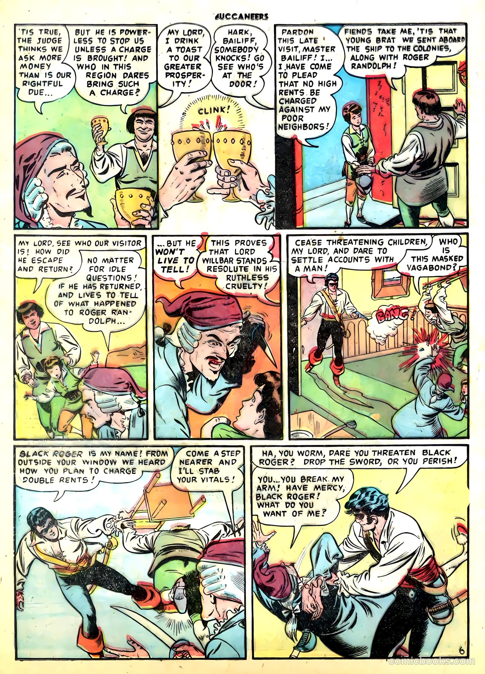 Buccaneers #19 (1950) — page 32 of 40