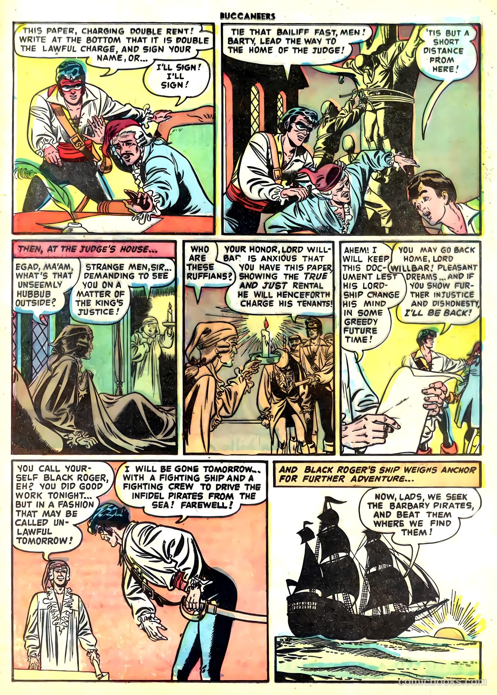 Buccaneers #19 (1950) — page 33 of 40