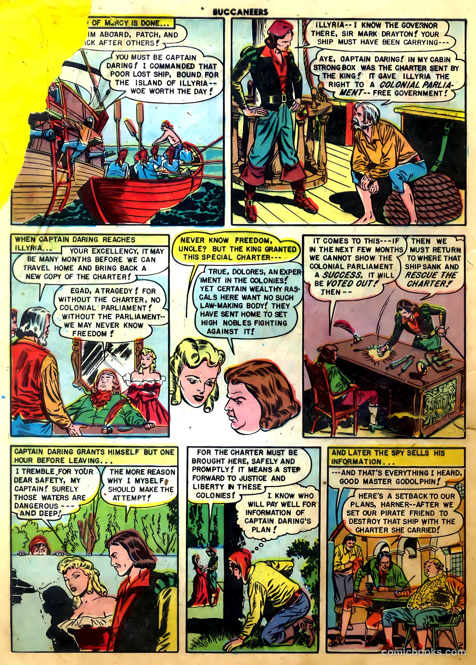 Buccaneers #20 (1950) — page 4 of 36