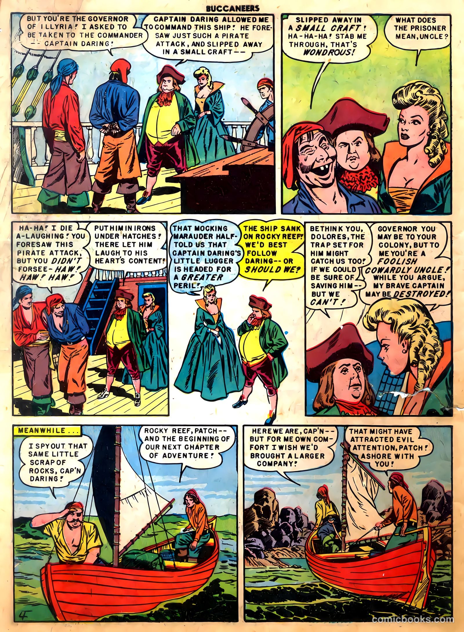 Buccaneers #20 (1950) — page 6 of 36