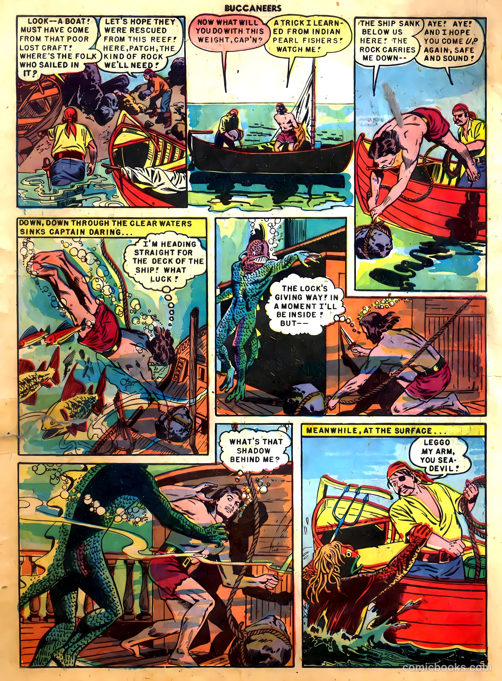 Buccaneers #20 (1950) — page 7 of 36