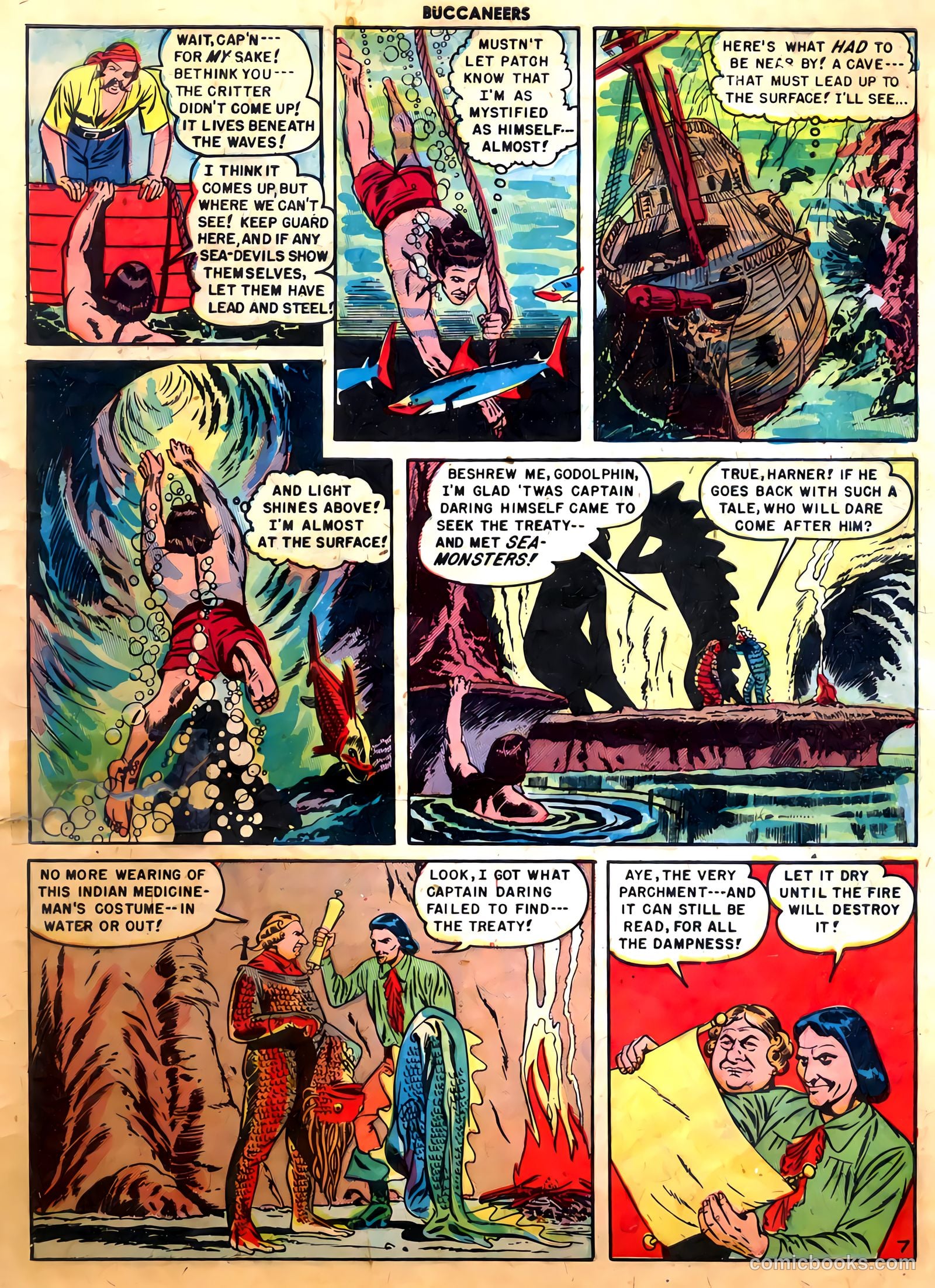 Buccaneers #20 (1950) — page 9 of 36