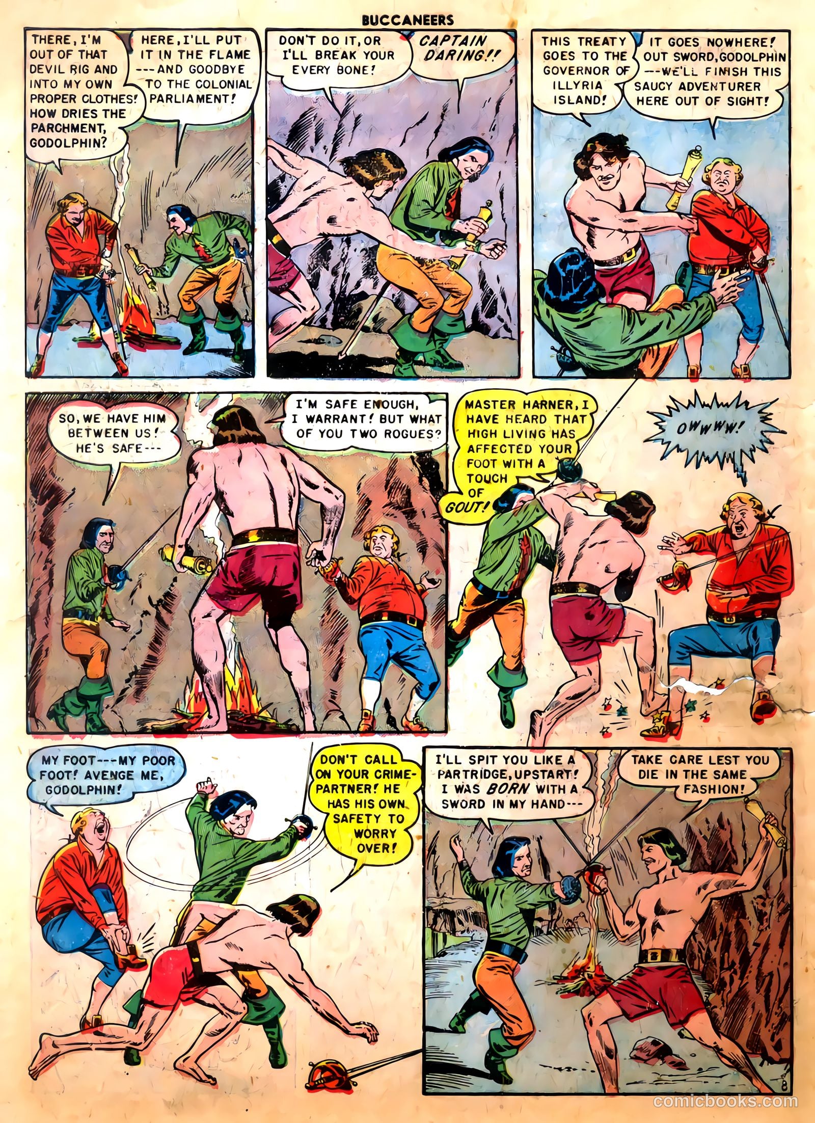 Buccaneers #20 (1950) — page 10 of 36