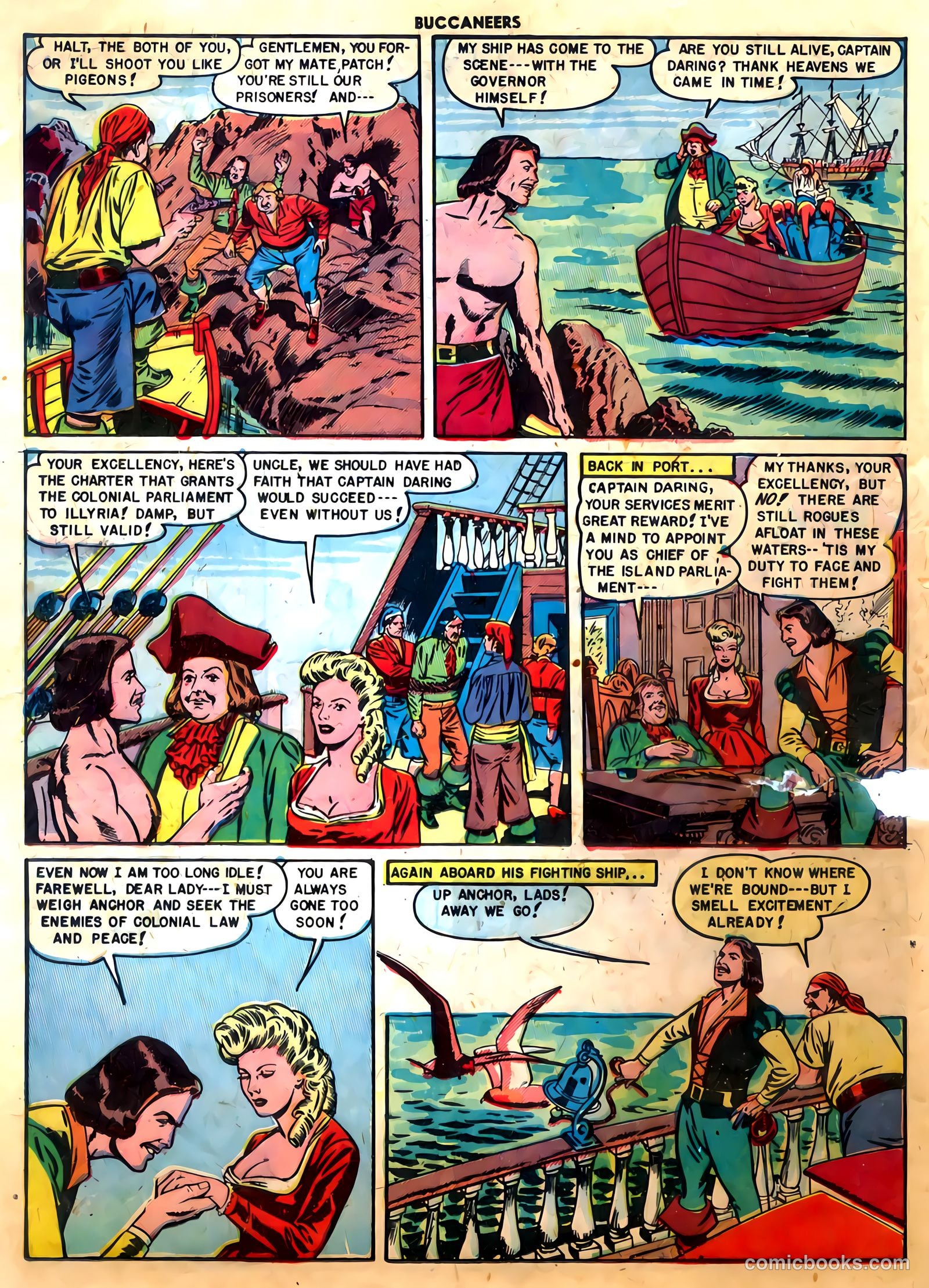 Buccaneers #20 (1950) — page 12 of 36