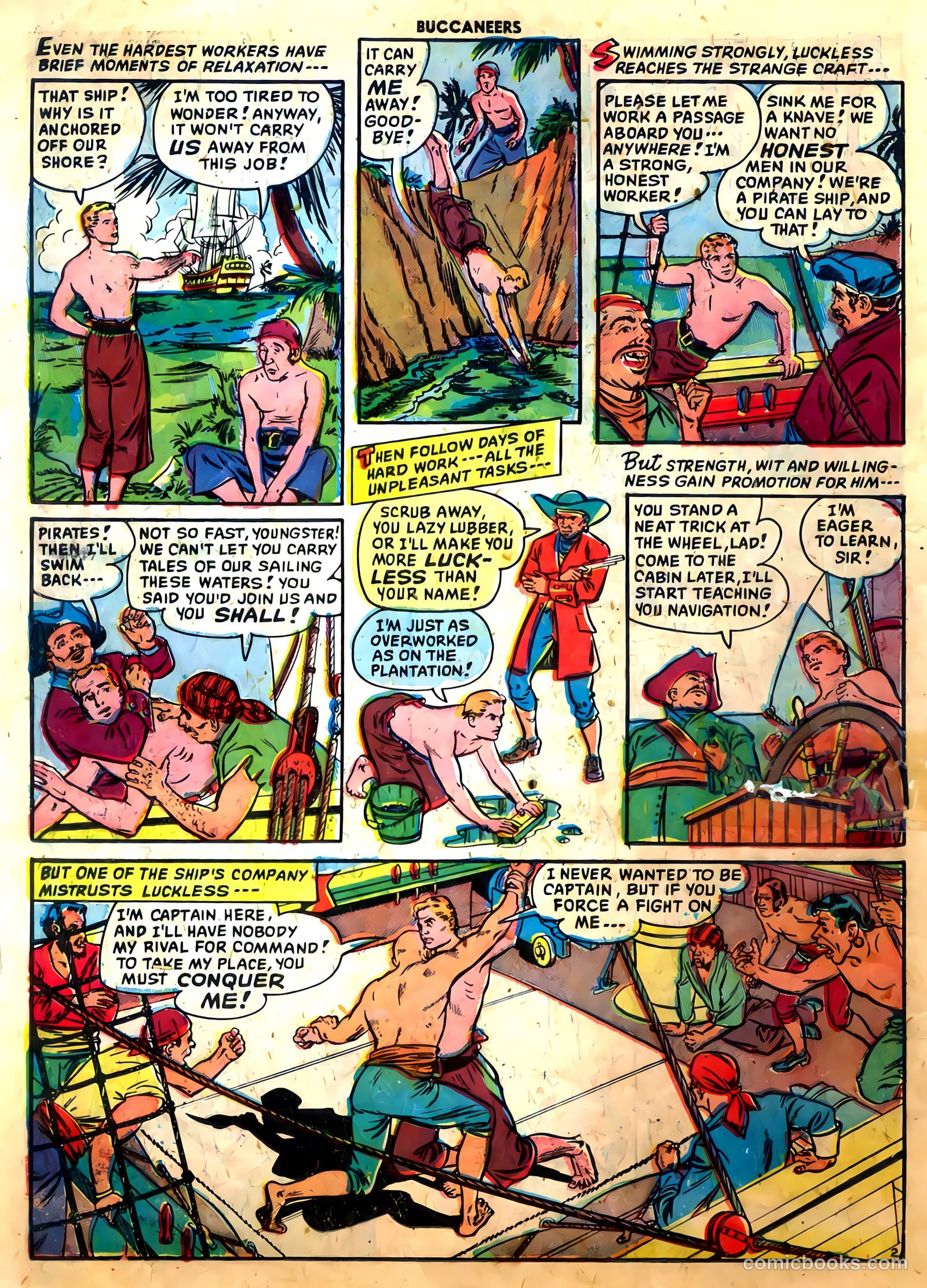 Buccaneers #20 (1950) — page 14 of 36