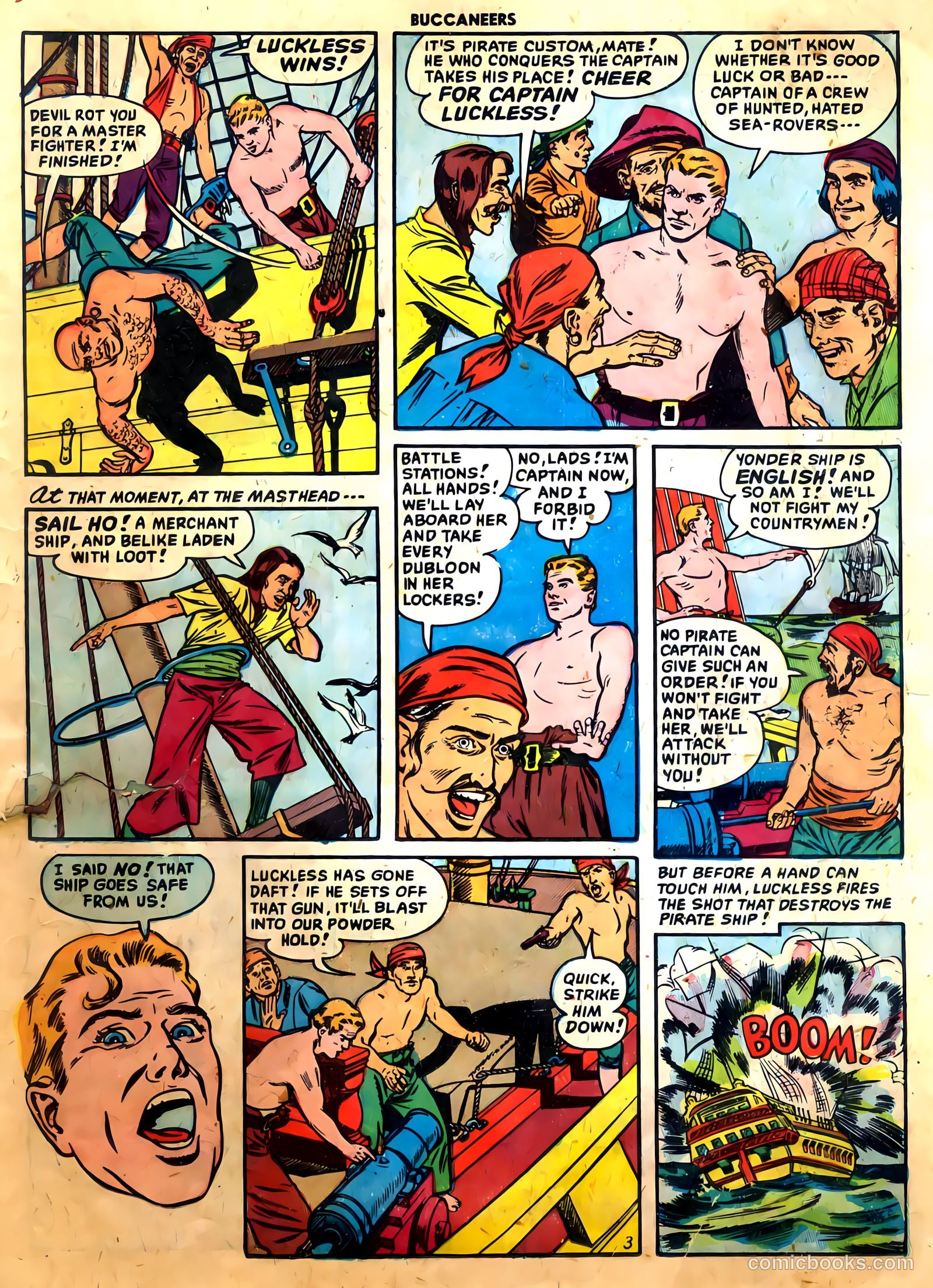 Buccaneers #20 (1950) — page 15 of 36