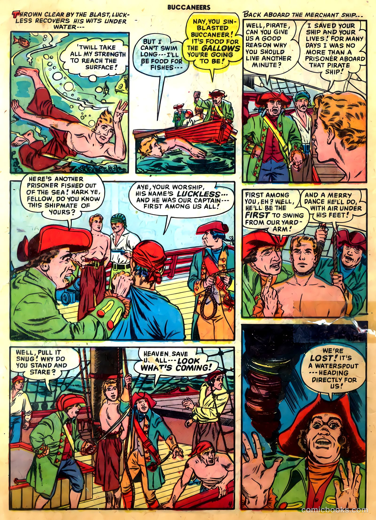 Buccaneers #20 (1950) — page 16 of 36