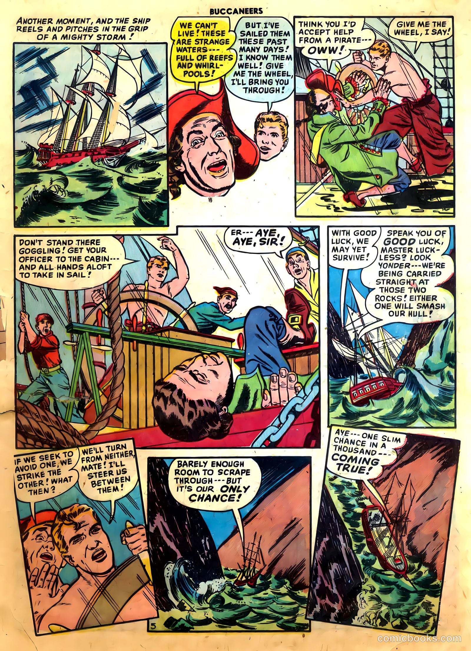 Buccaneers #20 (1950) — page 17 of 36