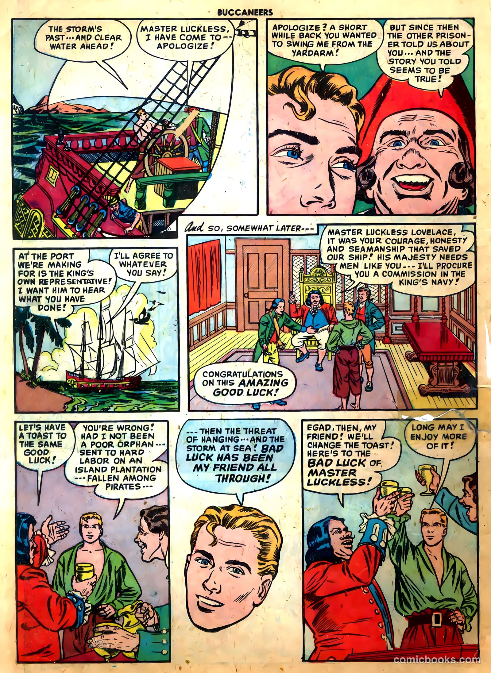 Buccaneers #20 (1950) — page 18 of 36