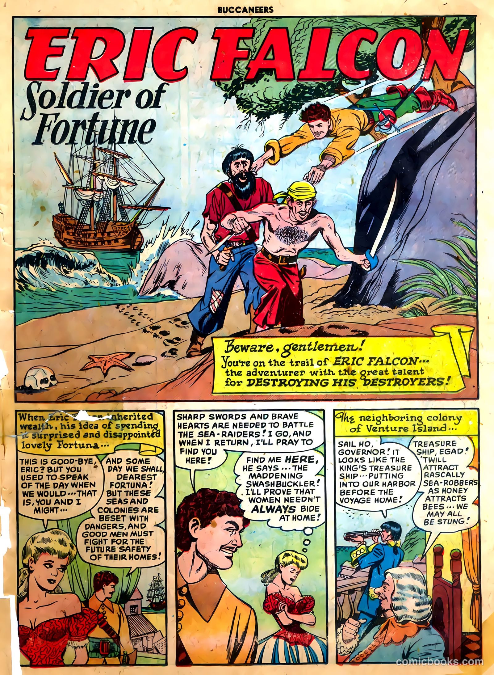 Buccaneers #20 (1950) — page 19 of 36