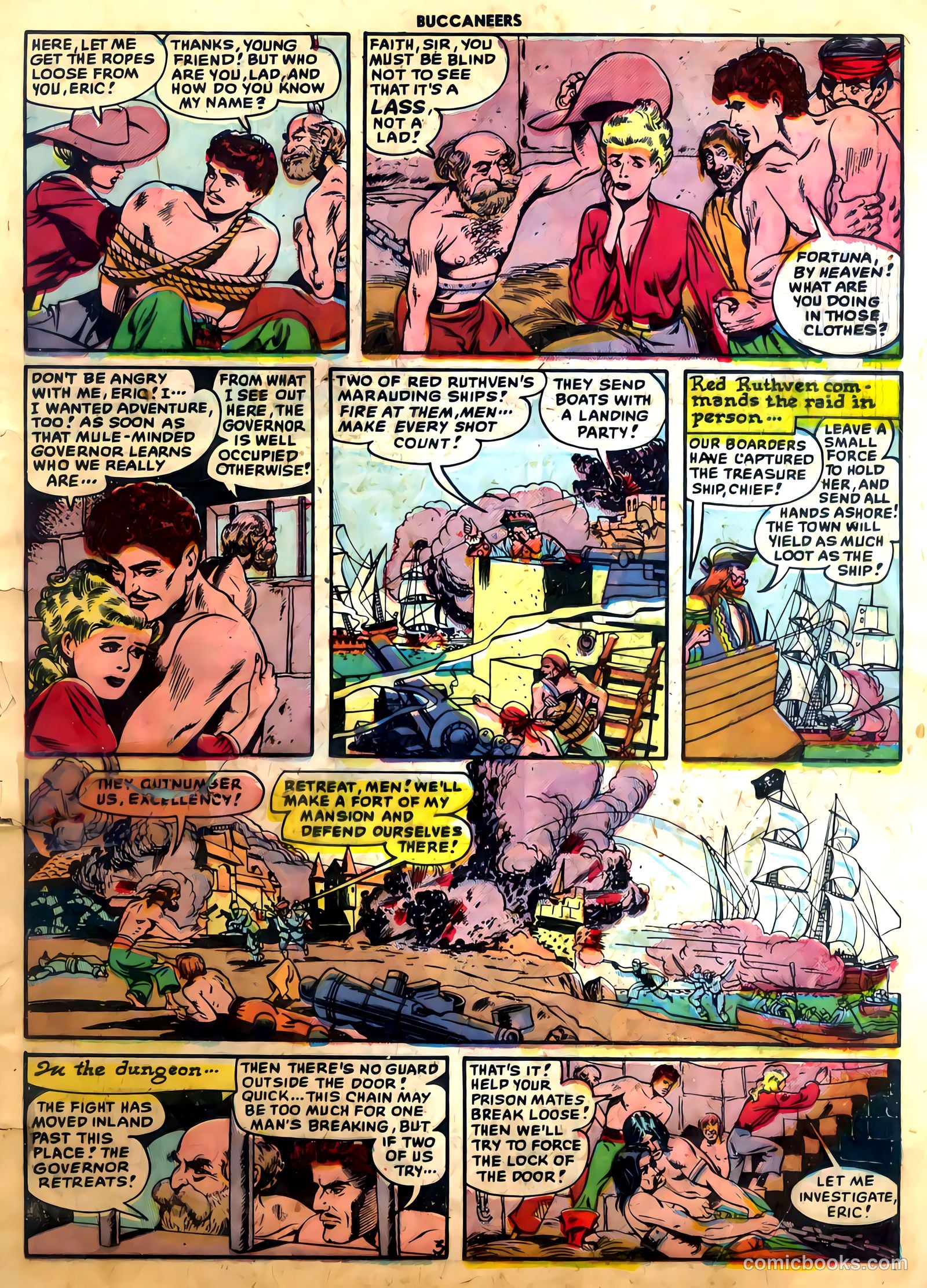 Buccaneers #20 (1950) — page 21 of 36