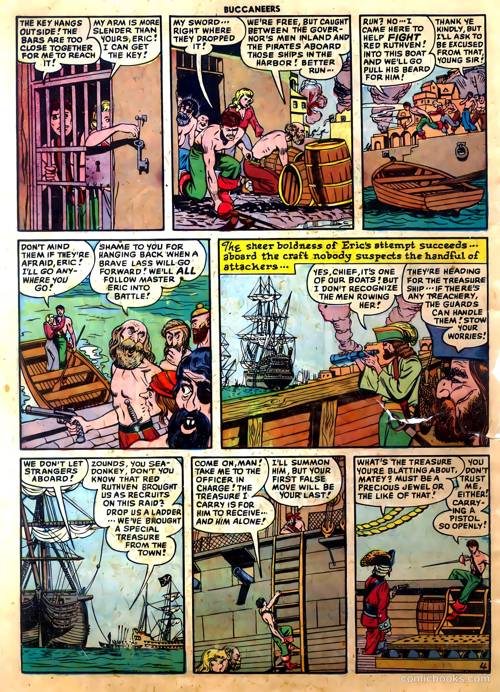 Buccaneers #20 (1950) — page 22 of 36