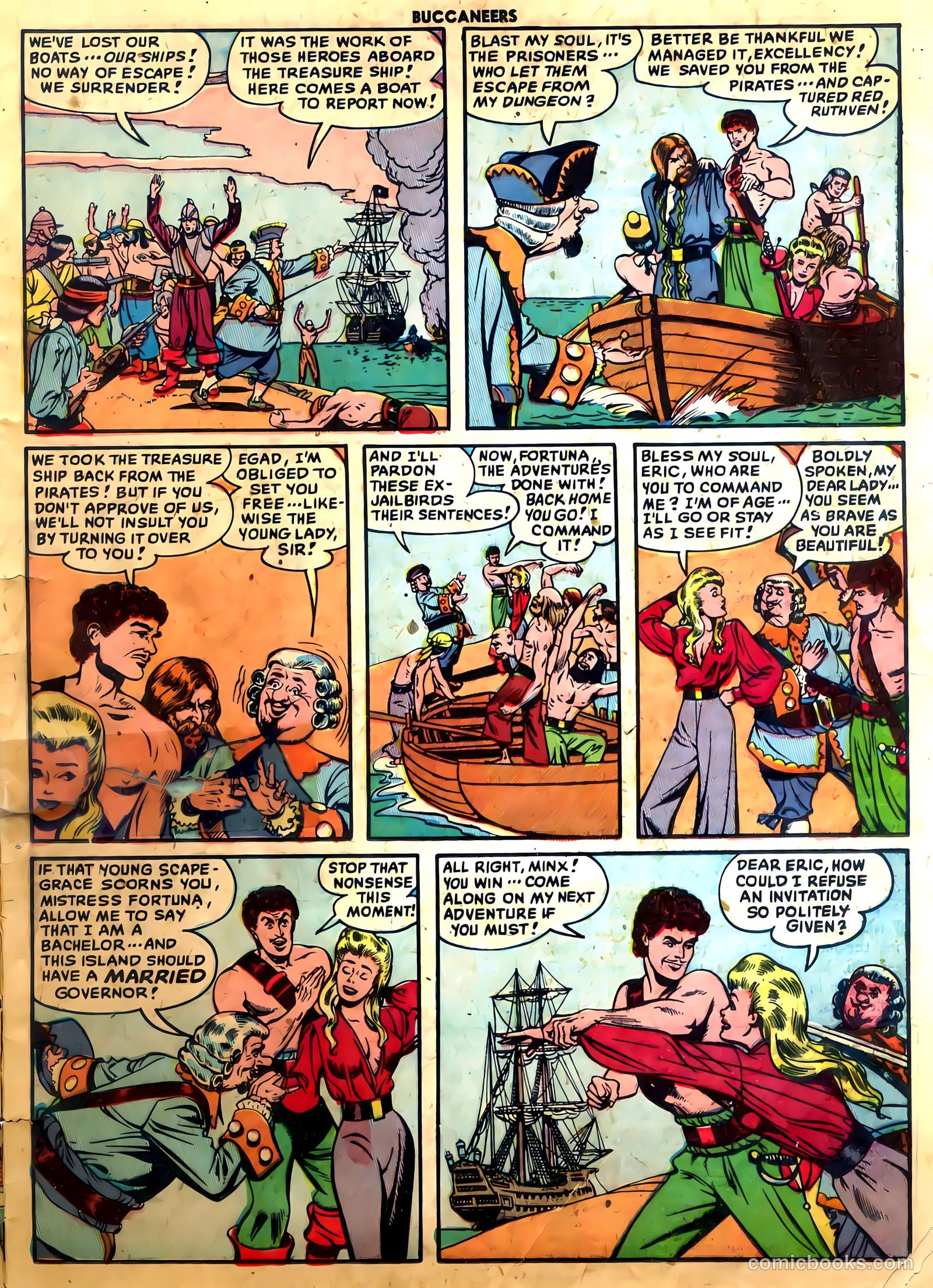Buccaneers #20 (1950) — page 25 of 36