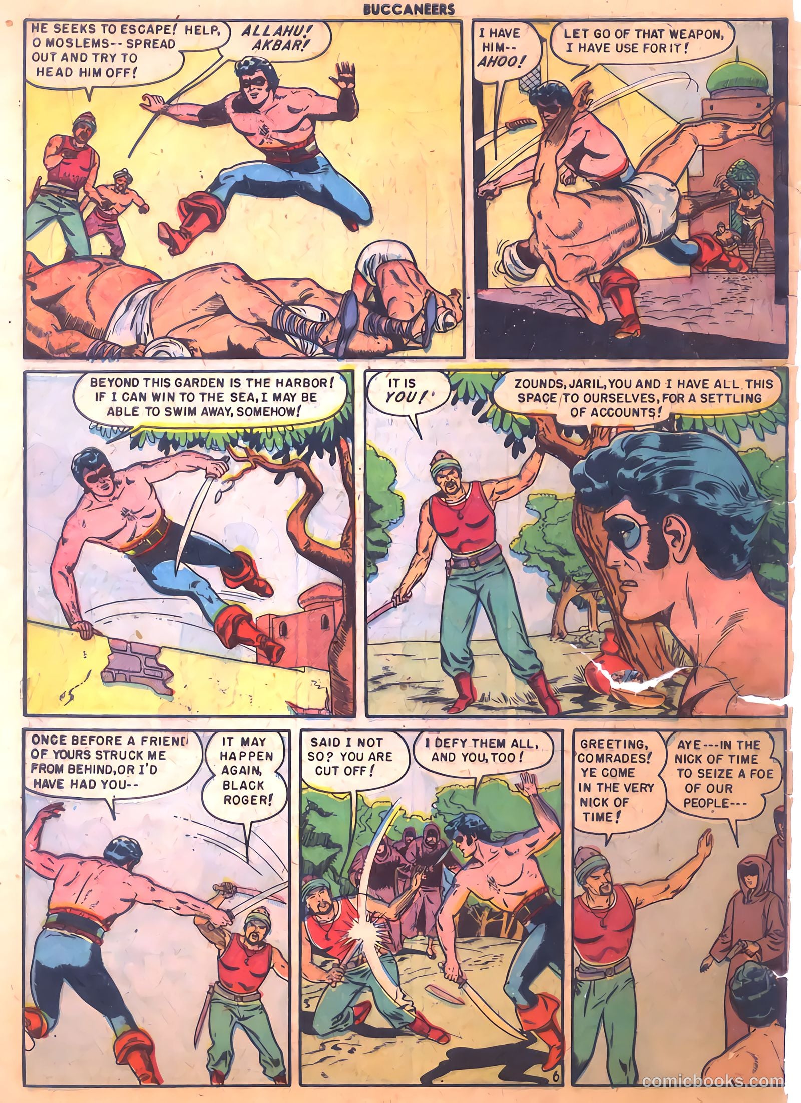 Buccaneers #20 (1950) — page 32 of 36