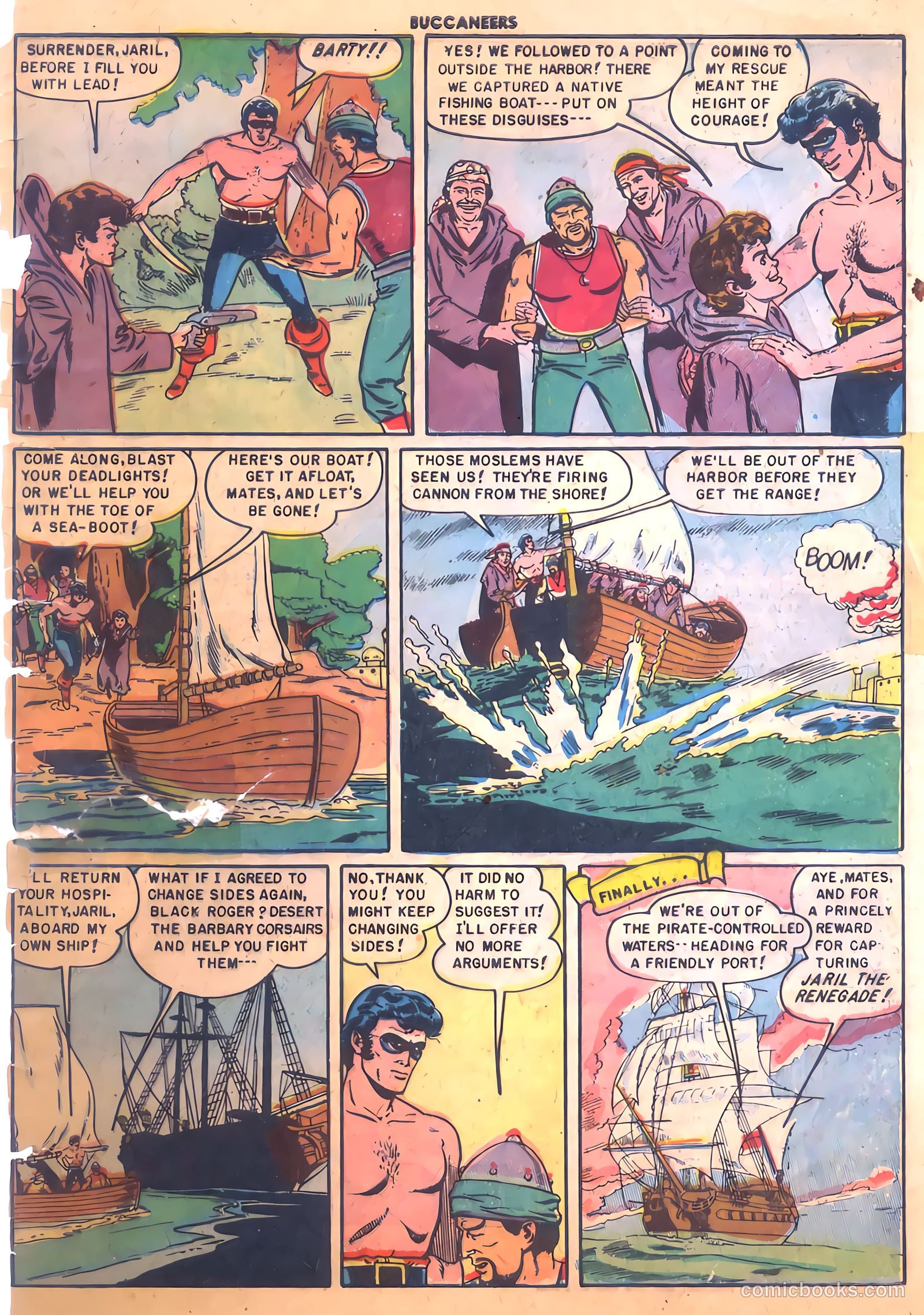 Buccaneers #20 (1950) — page 33 of 36