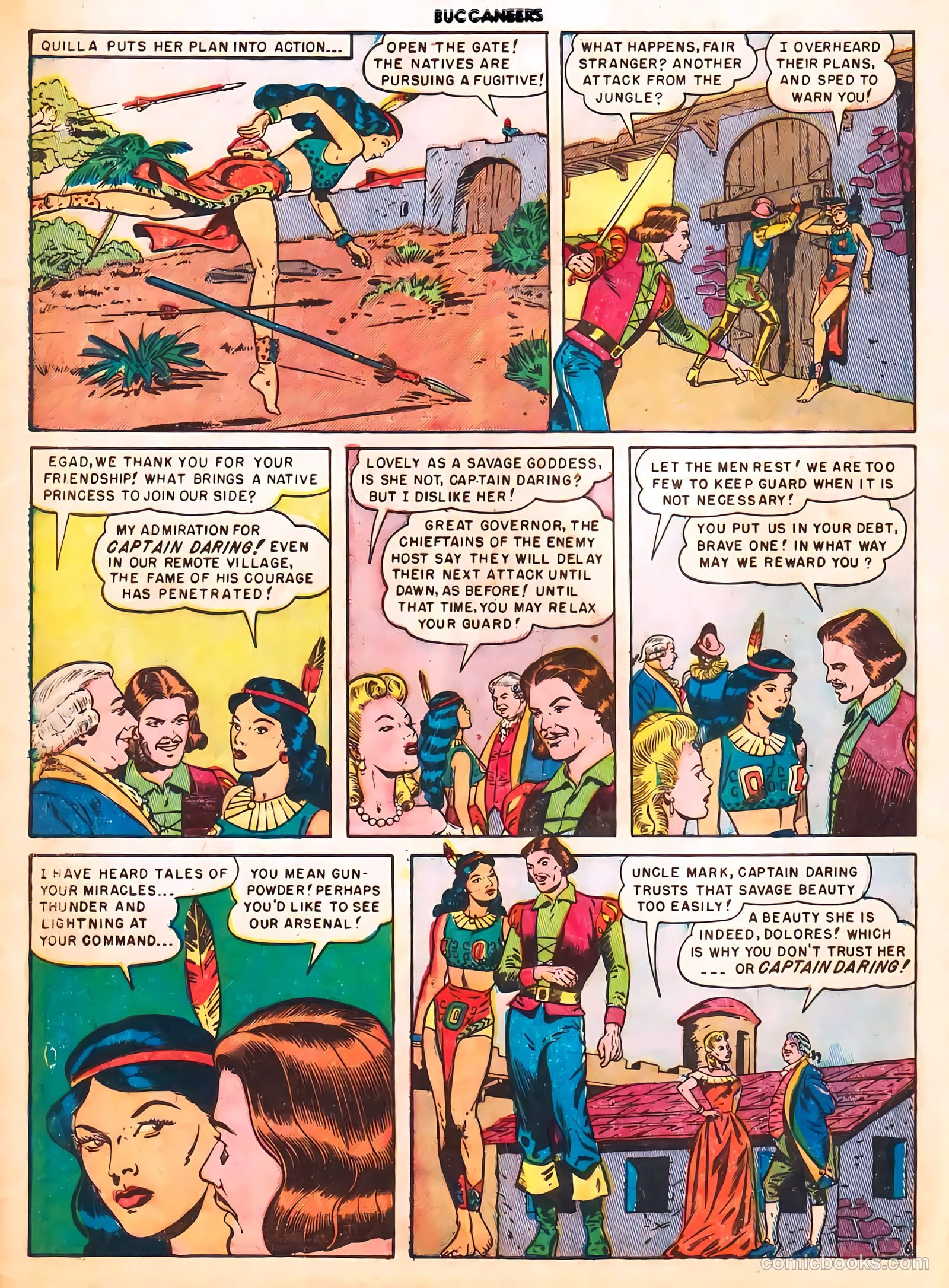 Buccaneers #21 (1950) — page 8 of 40
