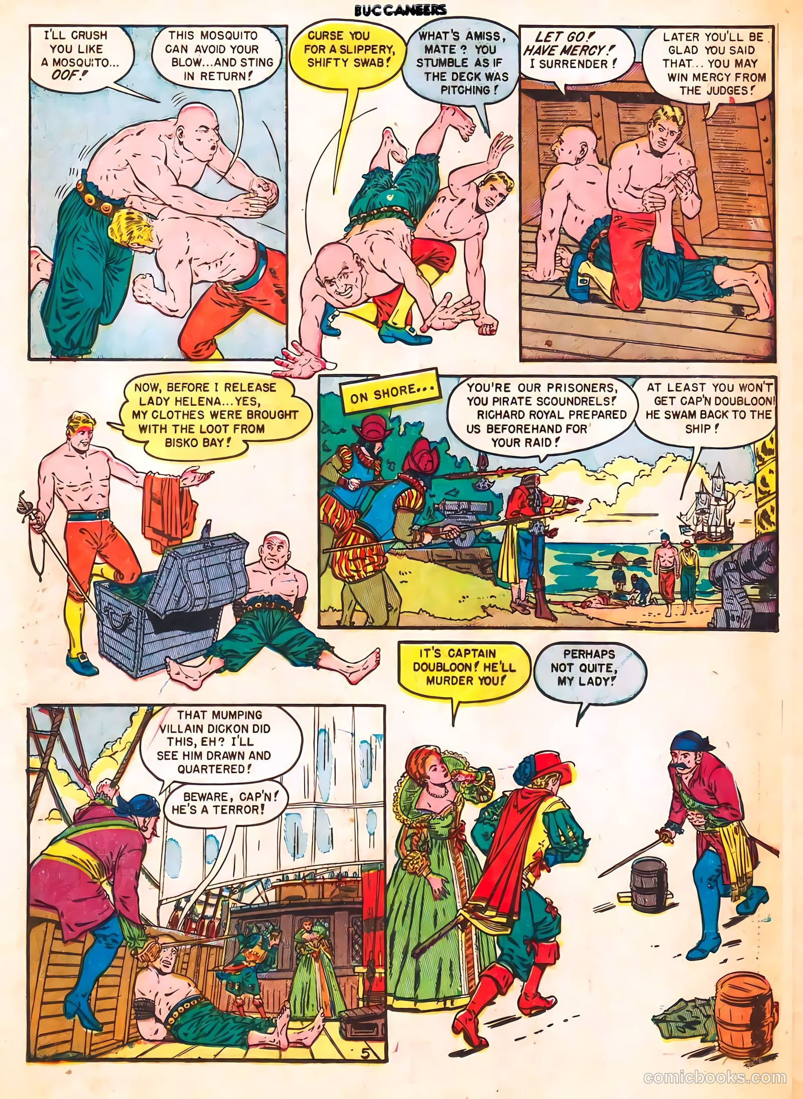 Buccaneers #21 (1950) — page 17 of 40