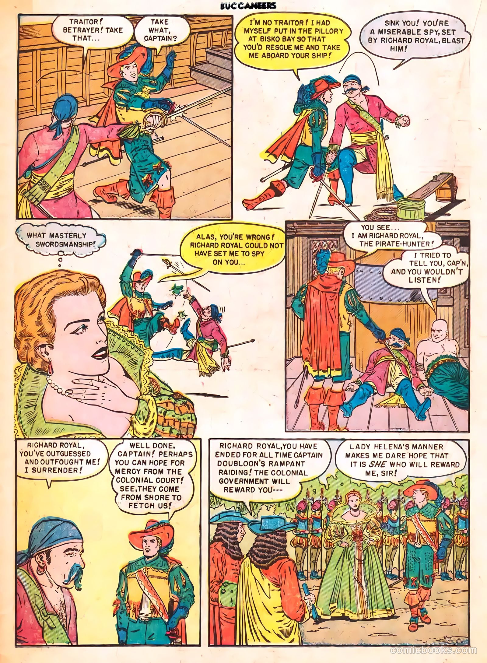 Buccaneers #21 (1950) — page 18 of 40