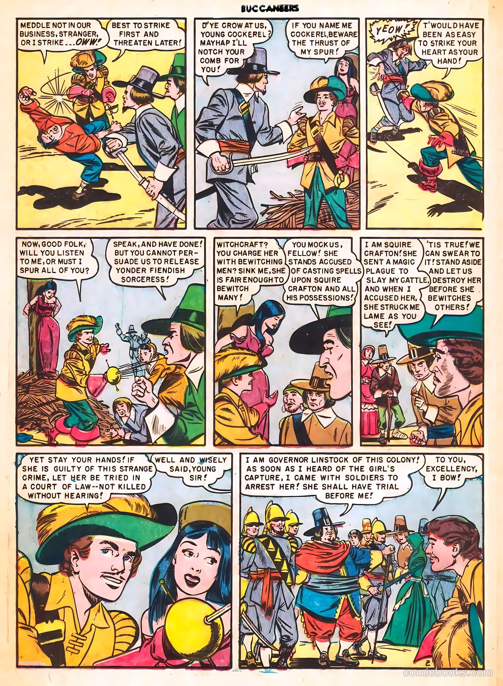 Buccaneers #21 (1950) — page 20 of 40