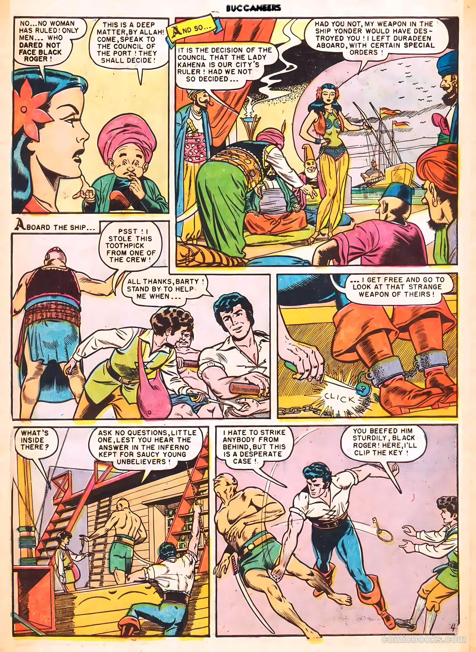 Buccaneers #21 (1950) — page 30 of 40