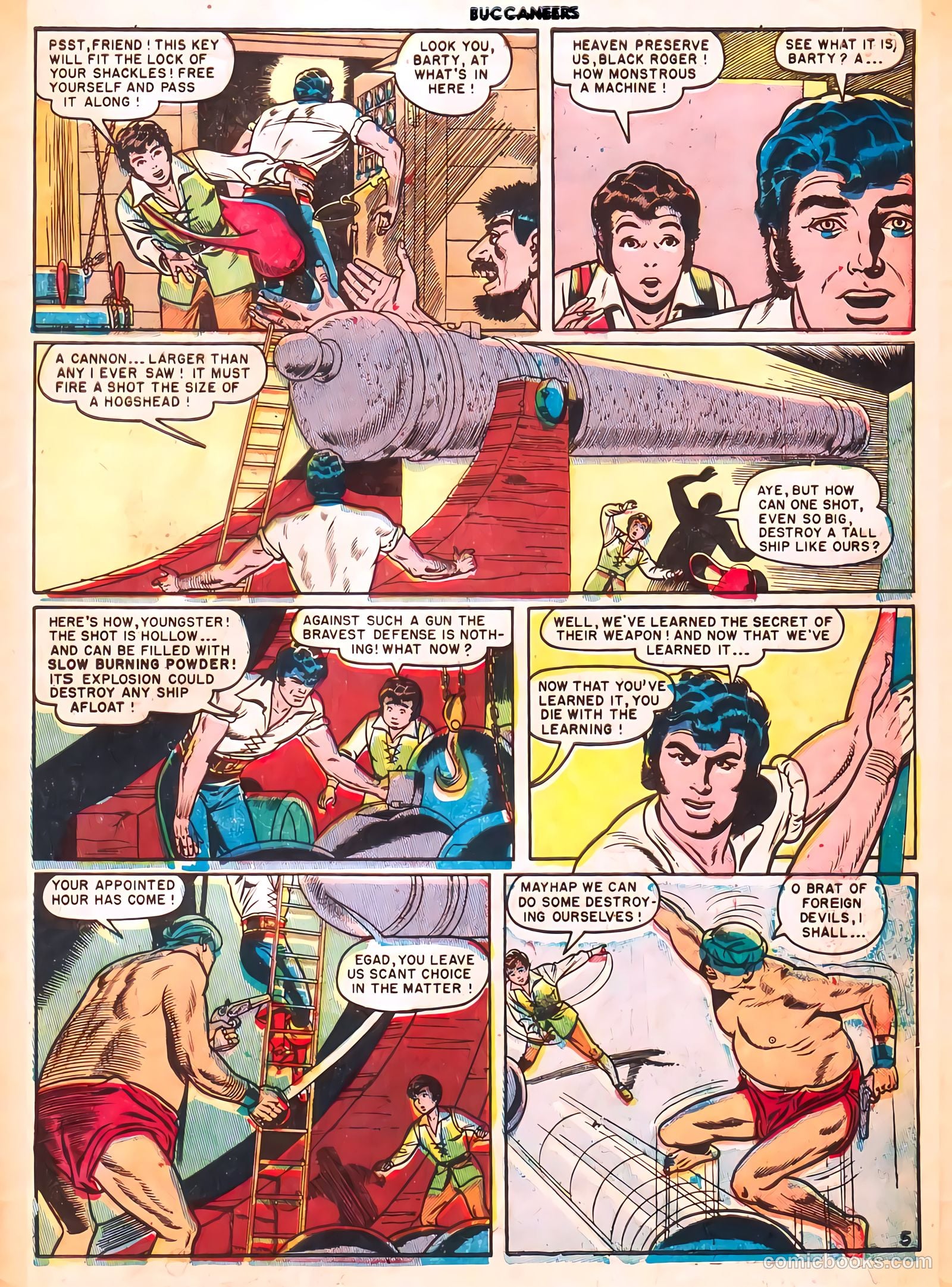 Buccaneers #21 (1950) — page 31 of 40
