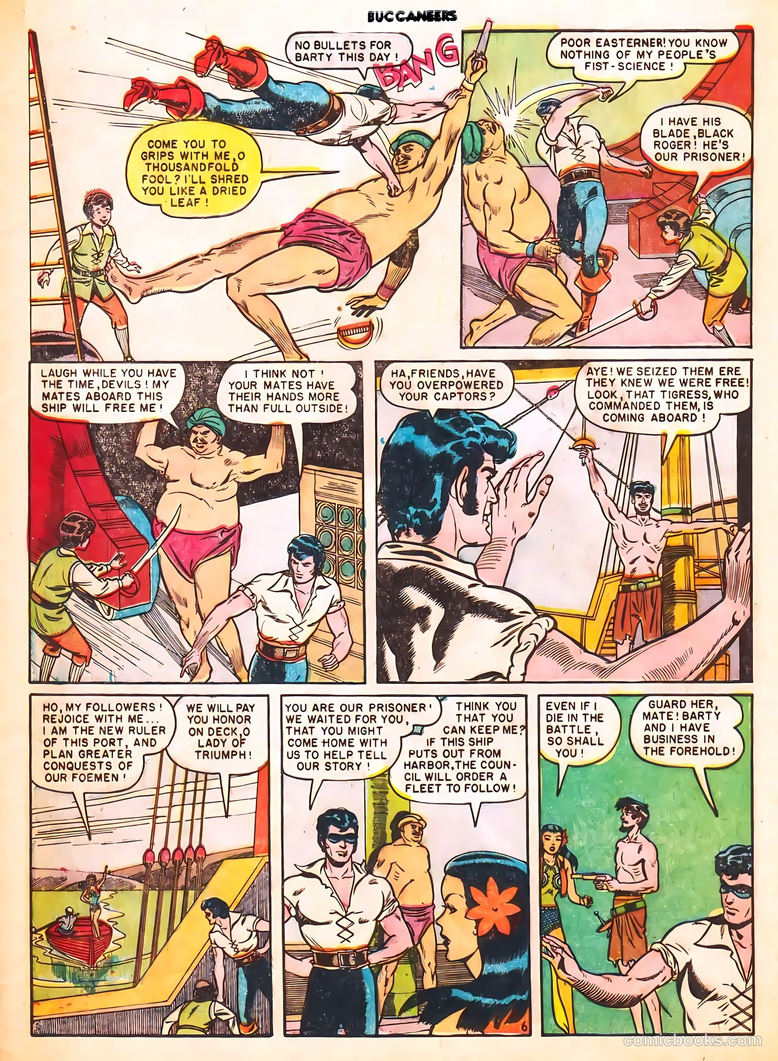 Buccaneers #21 (1950) — page 32 of 40