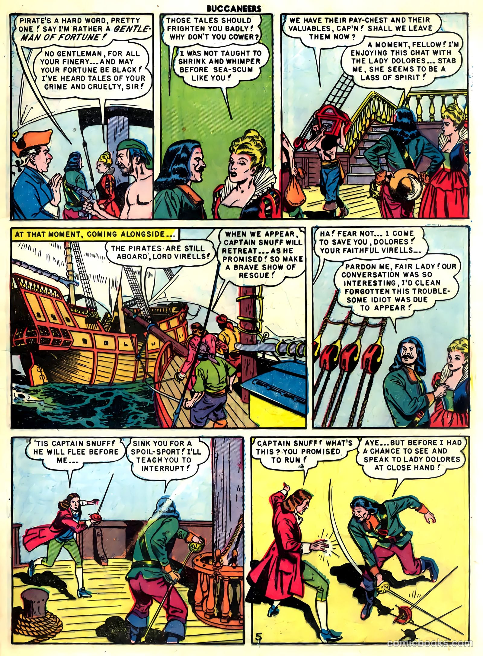 Buccaneers #22 (1950) — page 7 of 36