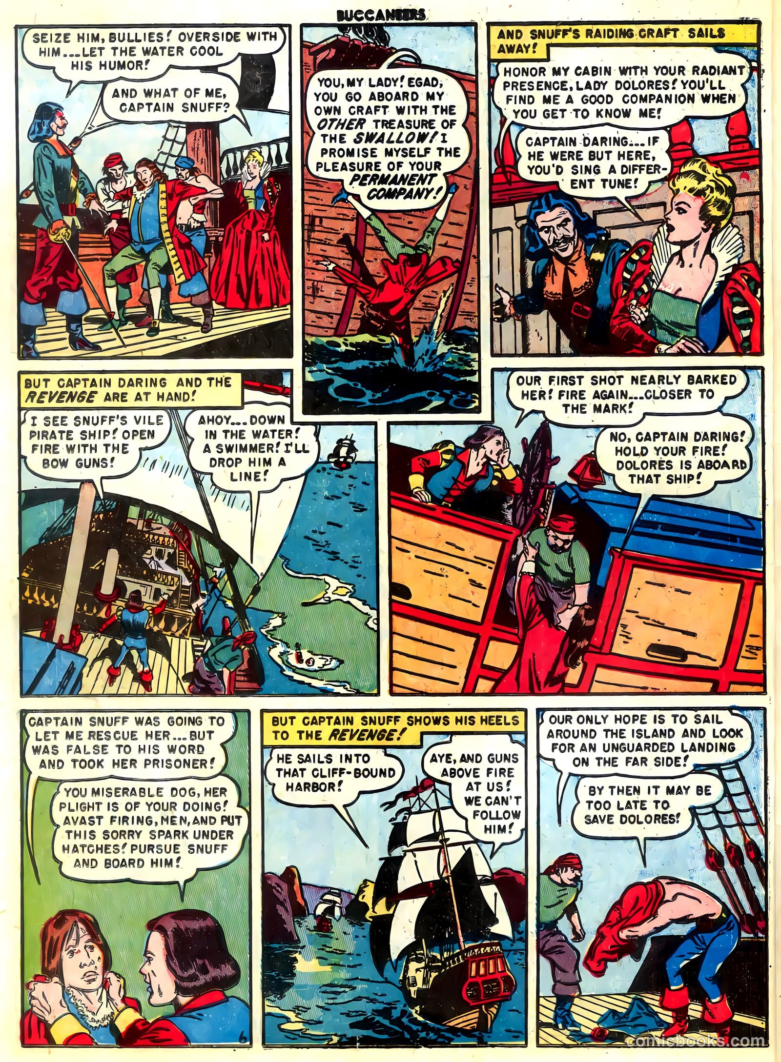 Buccaneers #22 (1950) — page 8 of 36