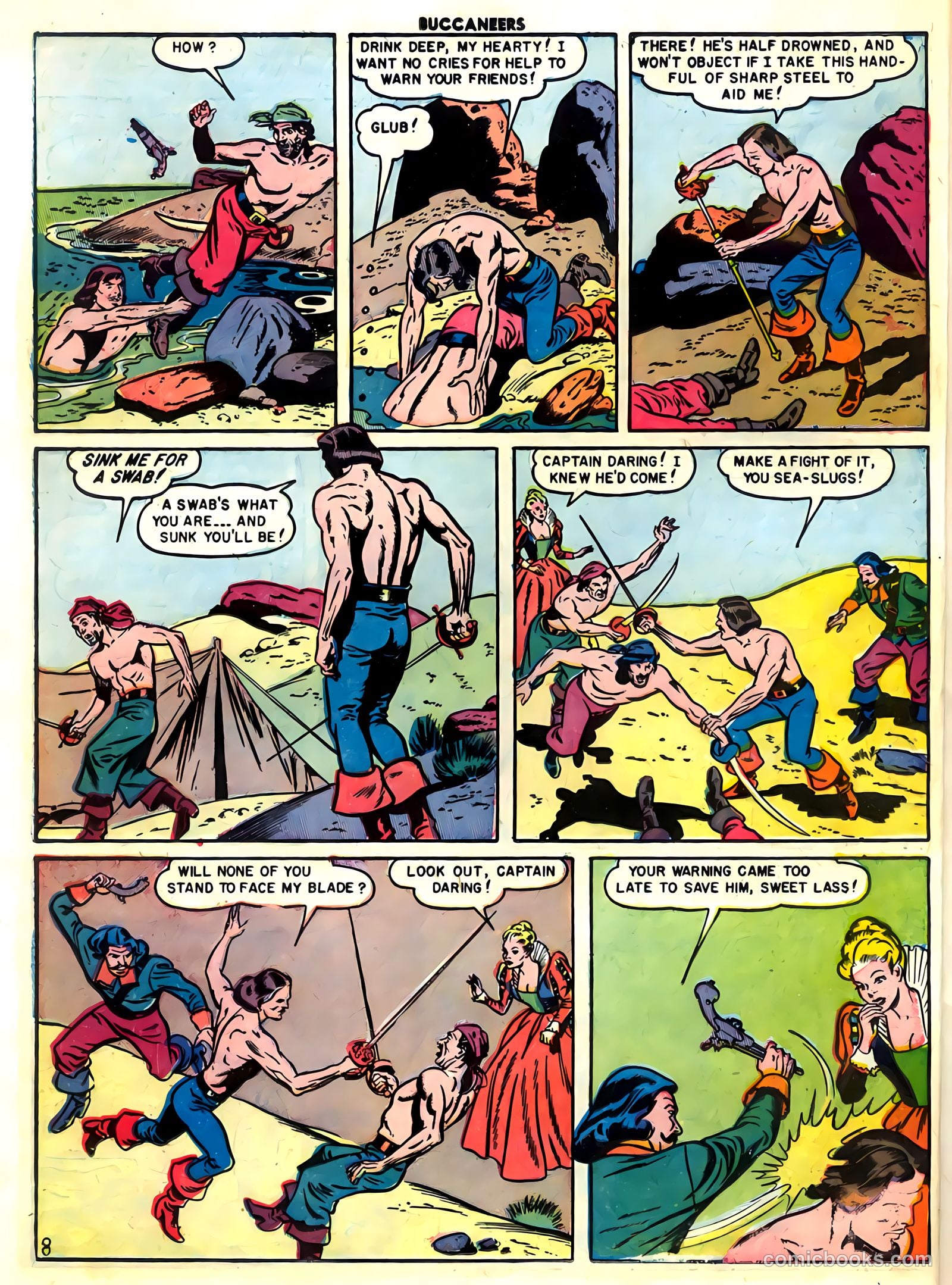 Buccaneers #22 (1950) — page 10 of 36