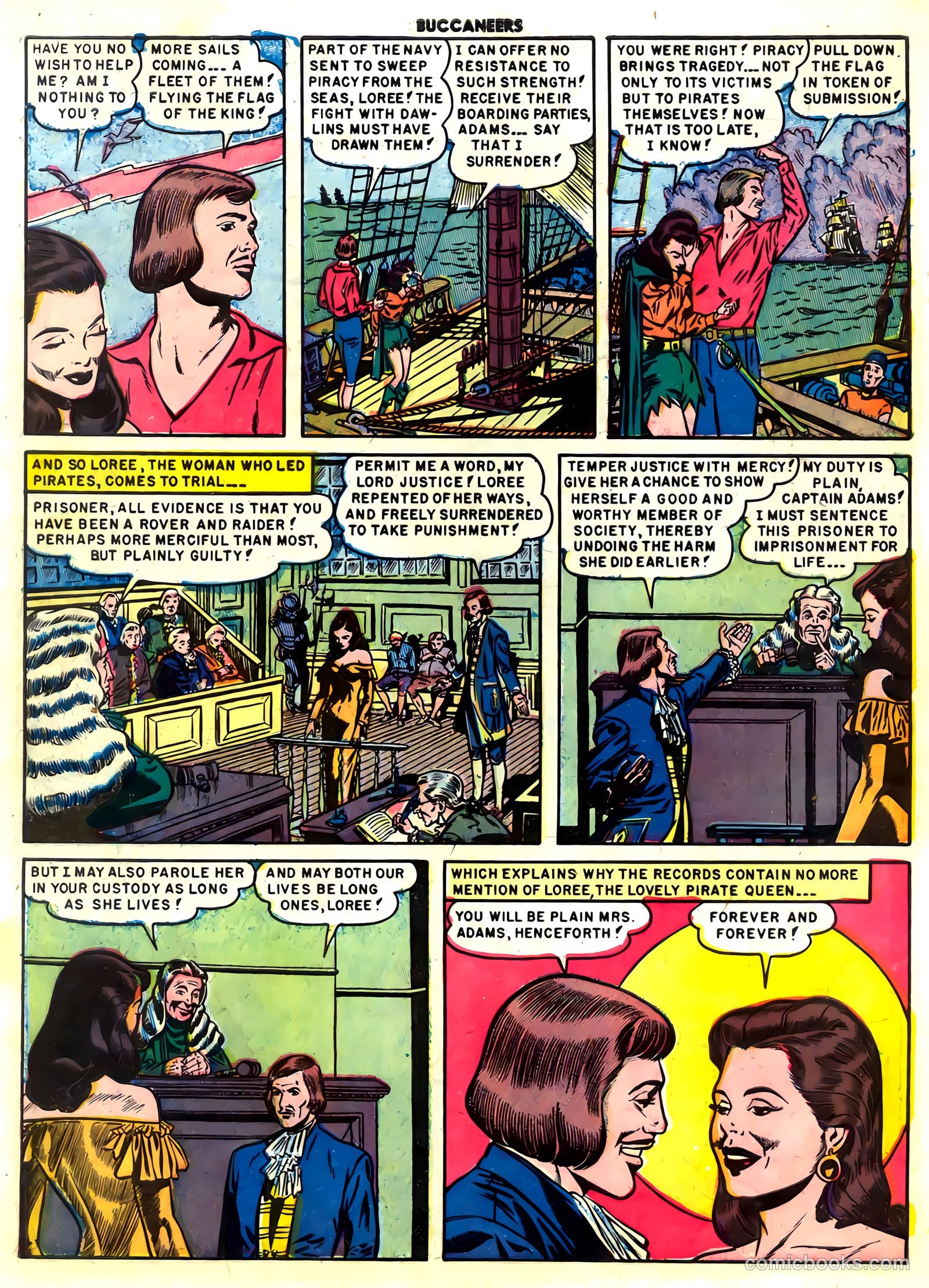 Buccaneers #22 (1950) — page 18 of 36