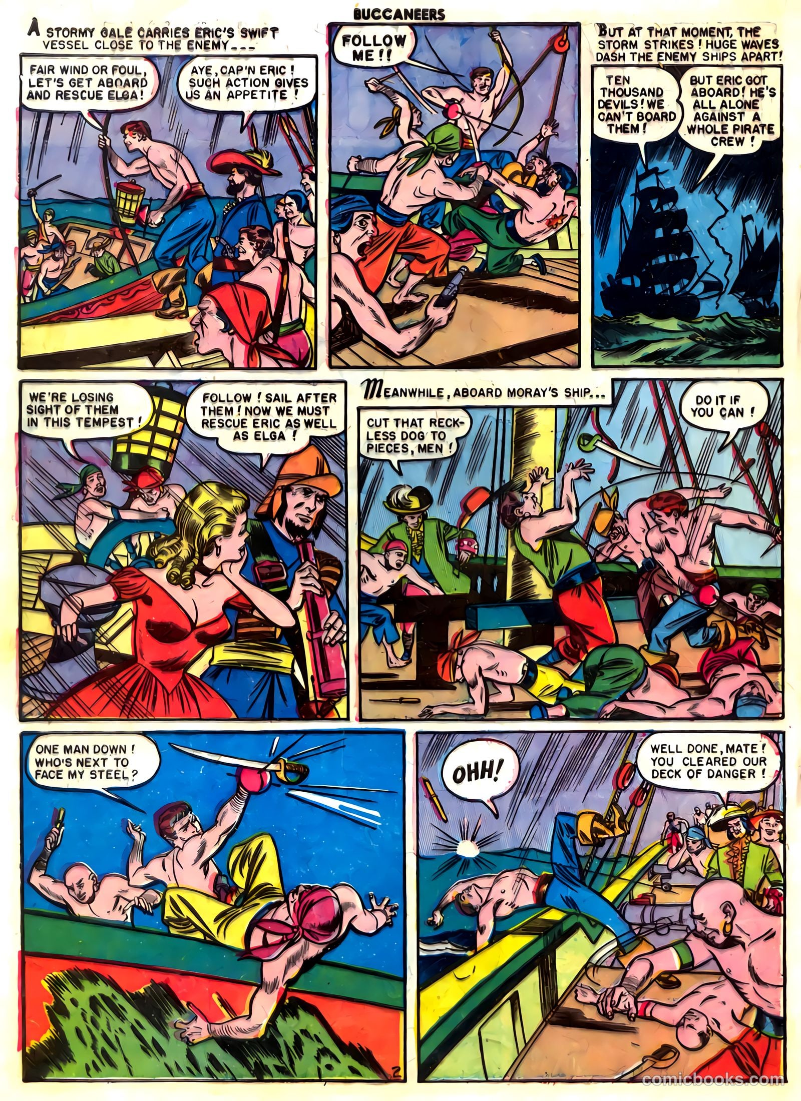 Buccaneers #22 (1950) — page 20 of 36