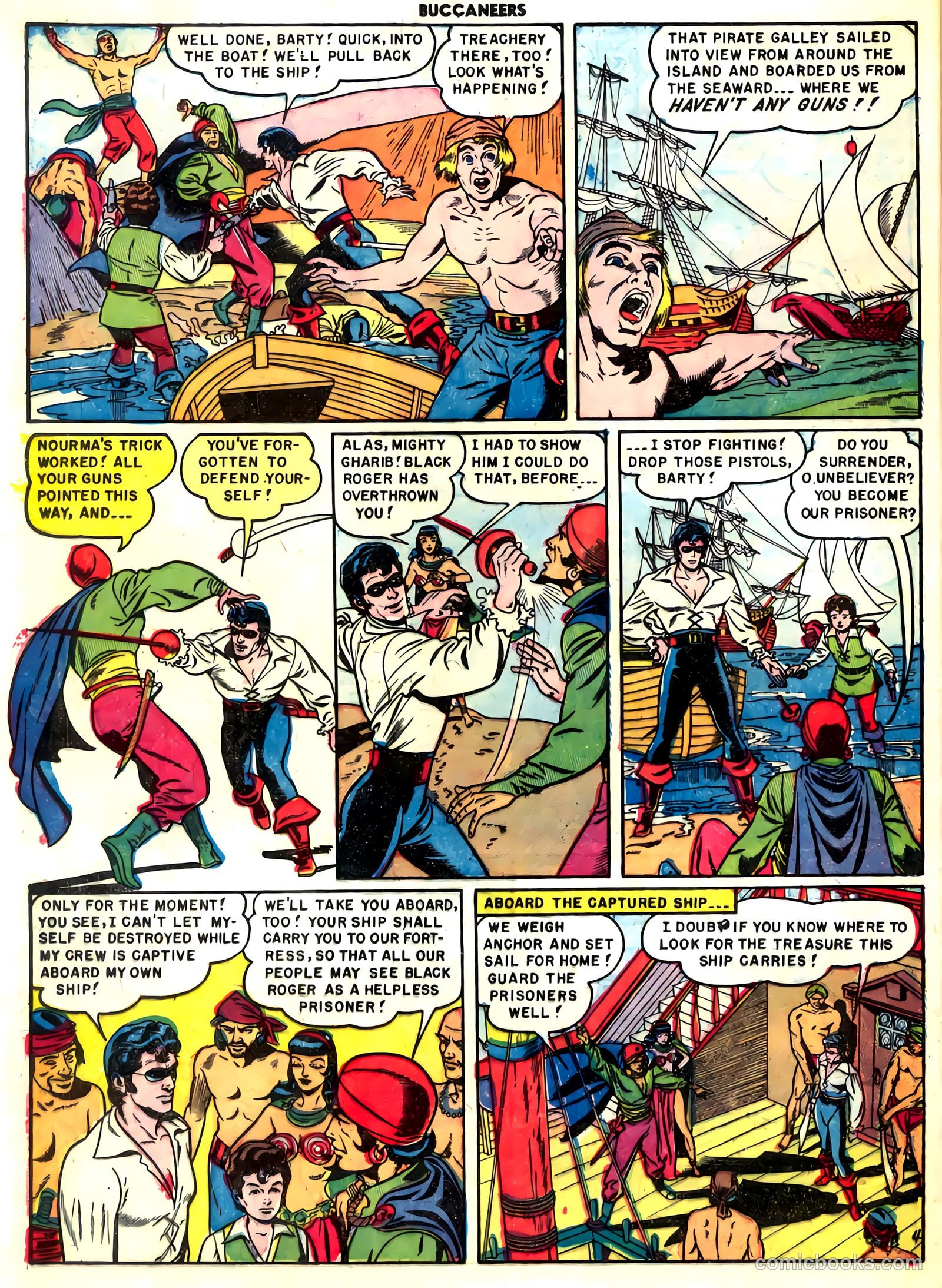 Buccaneers #22 (1950) — page 30 of 36