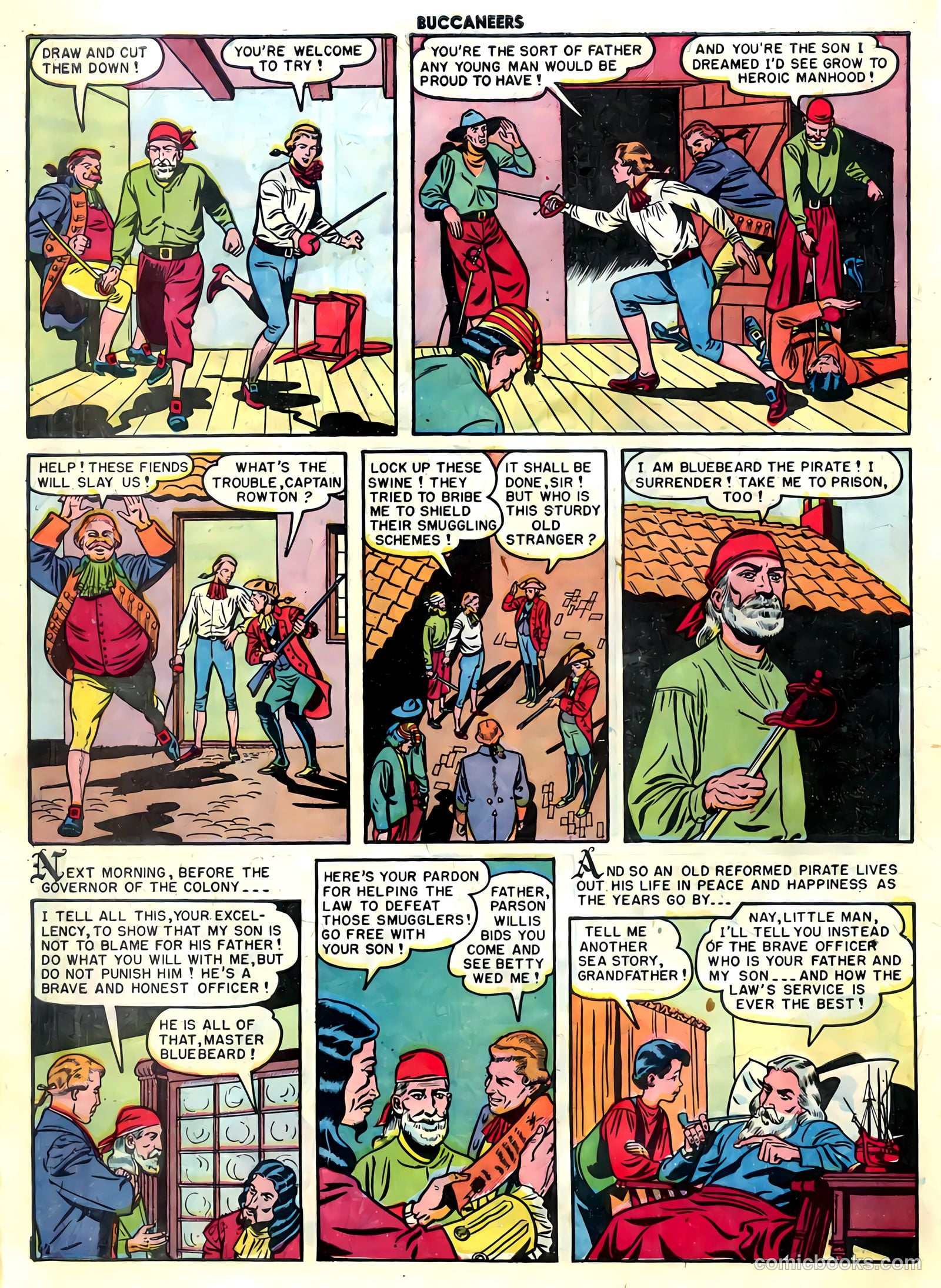 Buccaneers #23 (1950) — page 18 of 36
